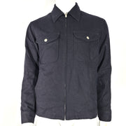 Sandro Paris Men’s Zip-Up Jacket Lined Biker Black Size M