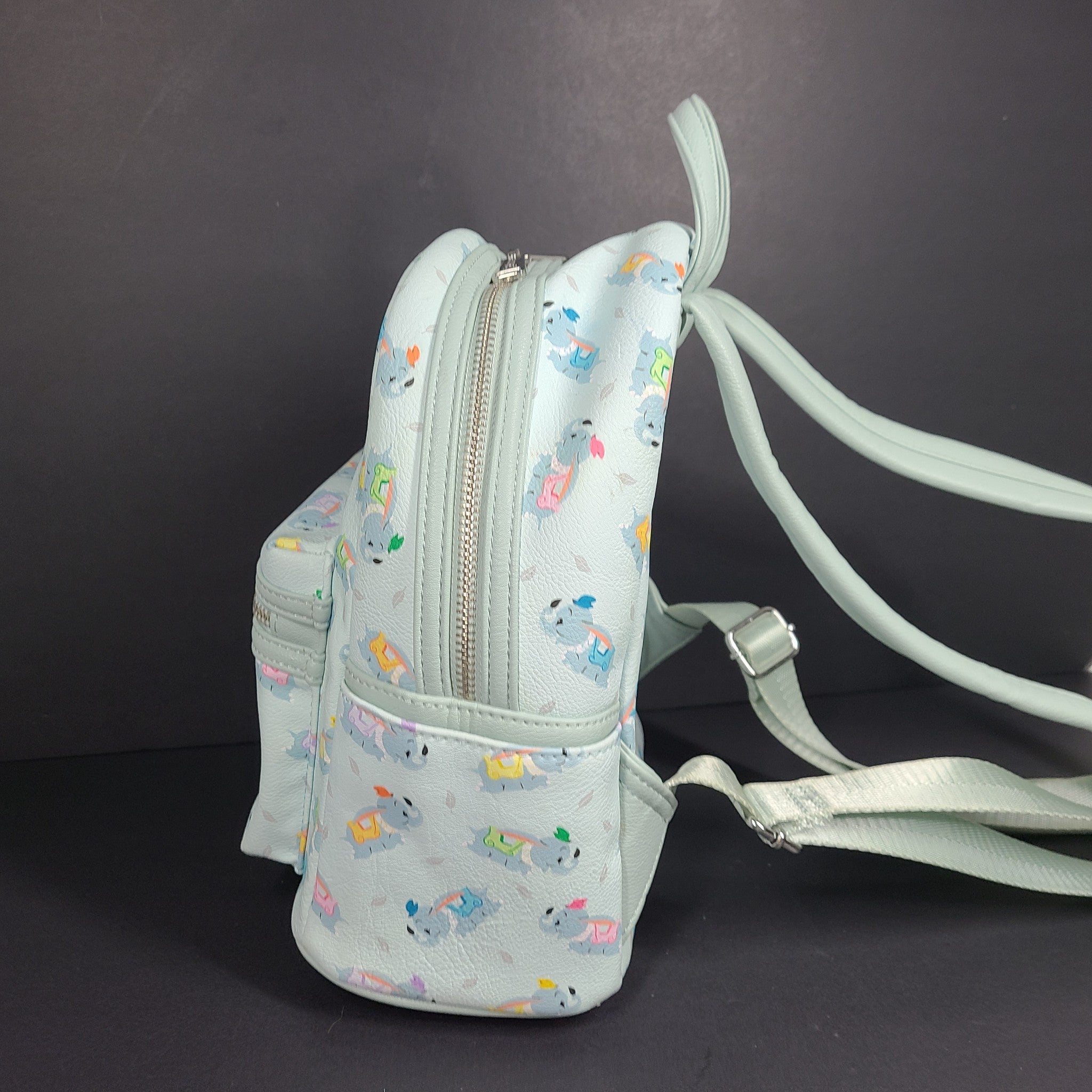 Disney Parks Loungefly Dumbo The Flying Elephant Mini Backpack Faux Leather