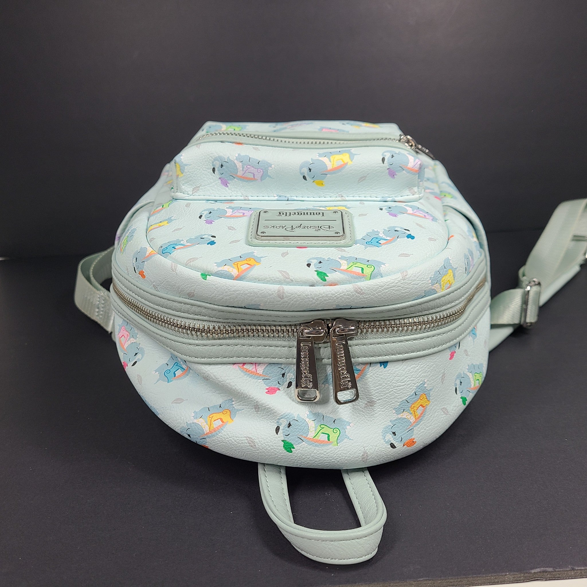 Disney Parks Loungefly Dumbo The Flying Elephant Mini Backpack Faux Leather
