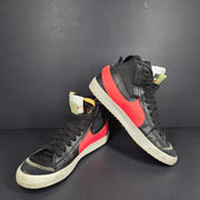 Nike Men's Blazer Mid '77 Jumbo DD3111-001 Sneakers Black Red Sz 9