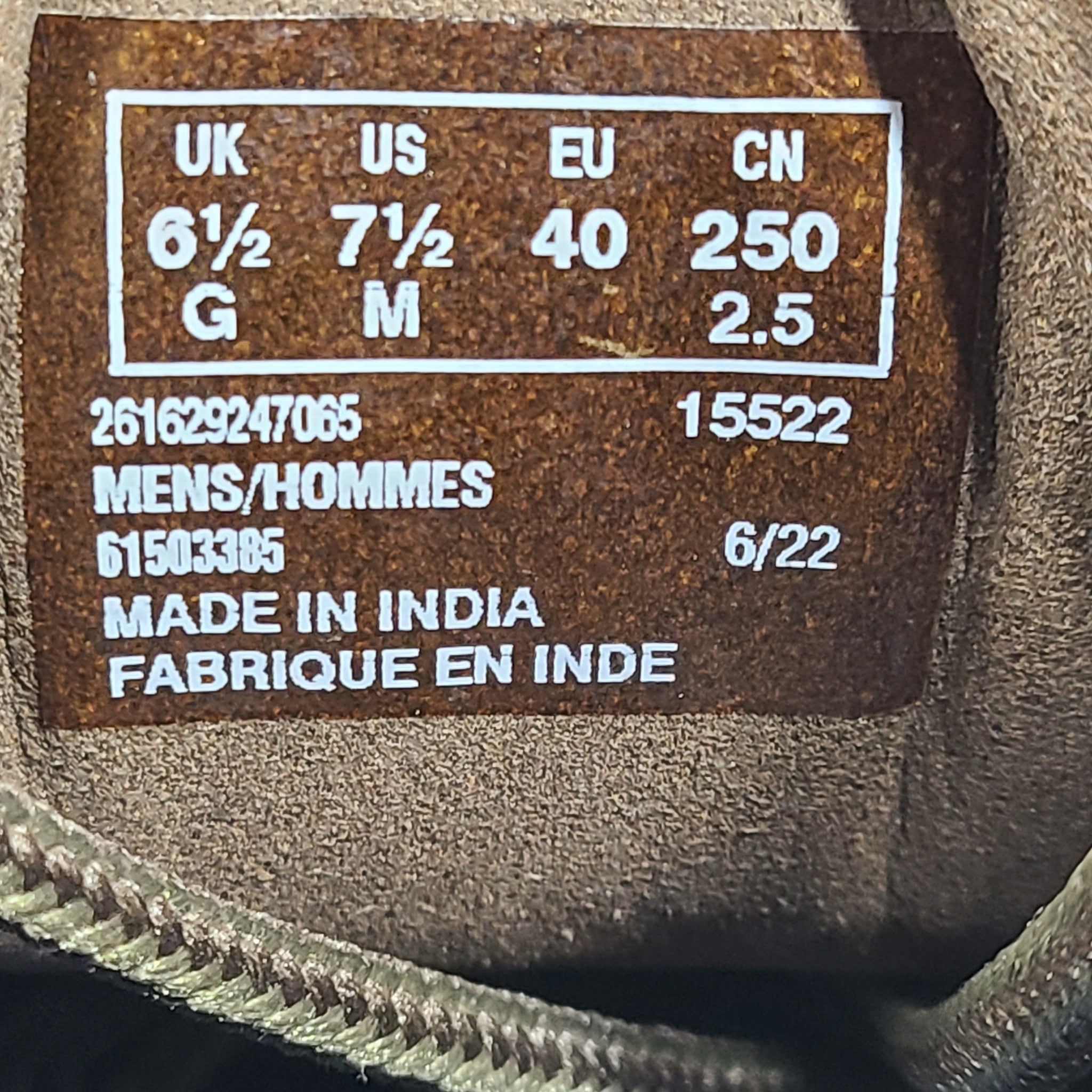 Clarks Men's Eastford Low Leather Shoes Comfort OrthoLite Footbed Brown Sz 7.5 M