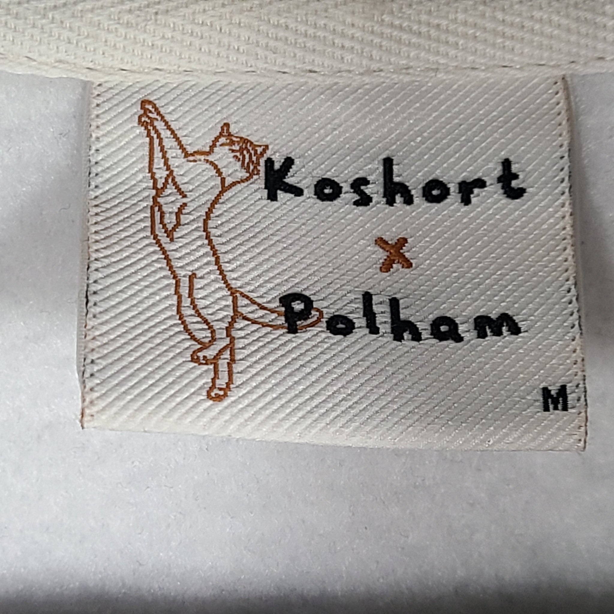 Koshort x Polham Cat Unisex Sweatshirt Korea K-pop White Heather Size M