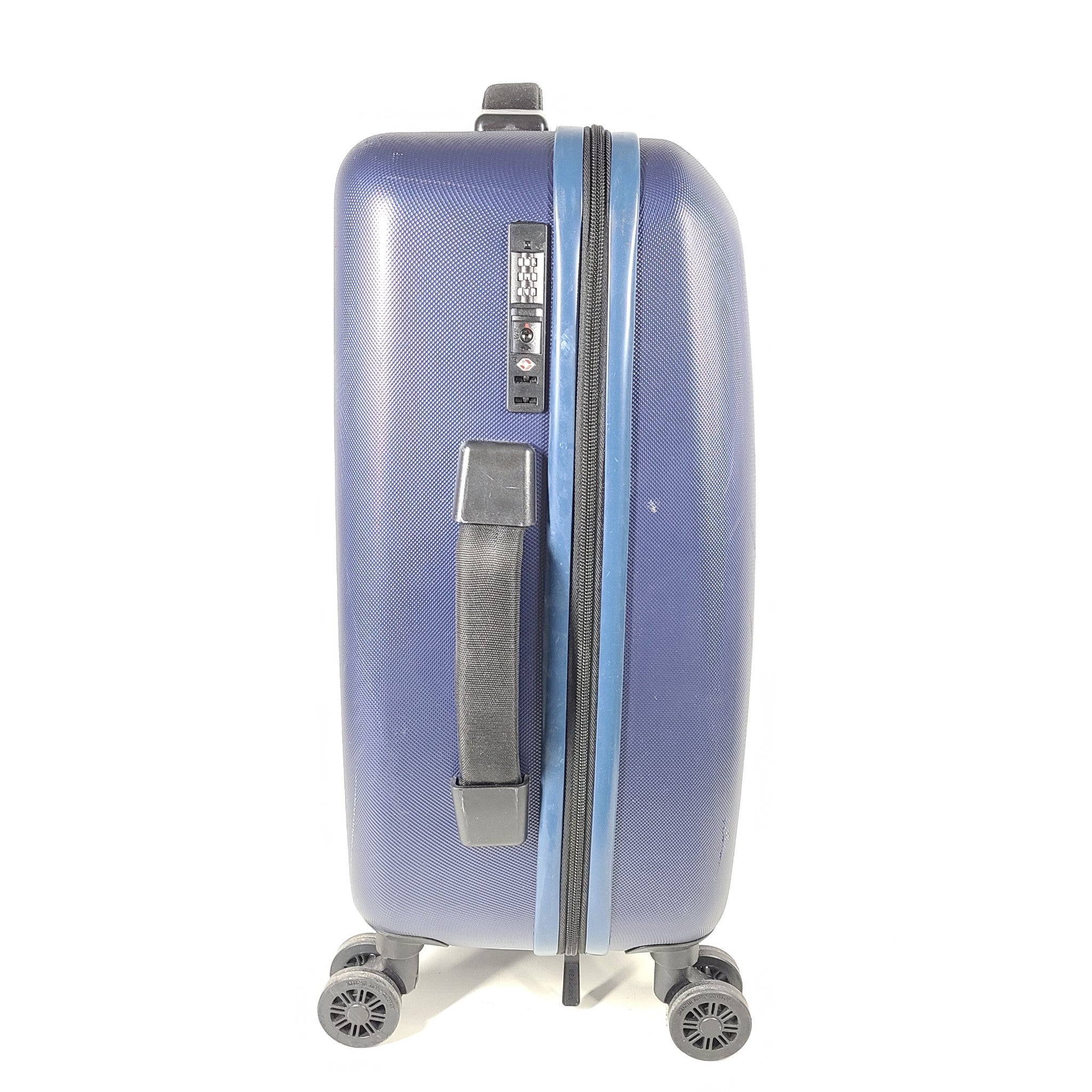 Herschel Trade 23" Carry On Hardshell Spinner Luggage TSA Lock Navy Blue