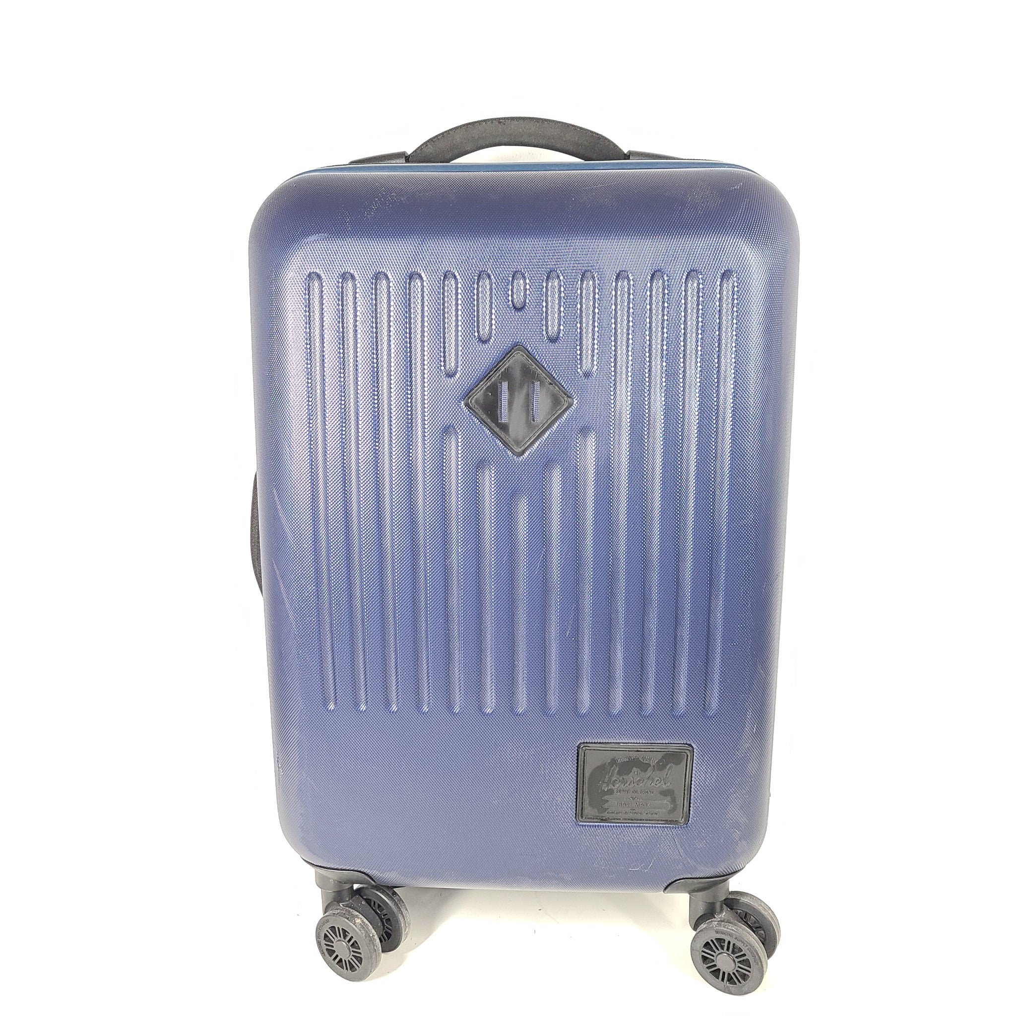 Herschel Trade 23" Carry On Hardshell Spinner Luggage TSA Lock Navy Blue