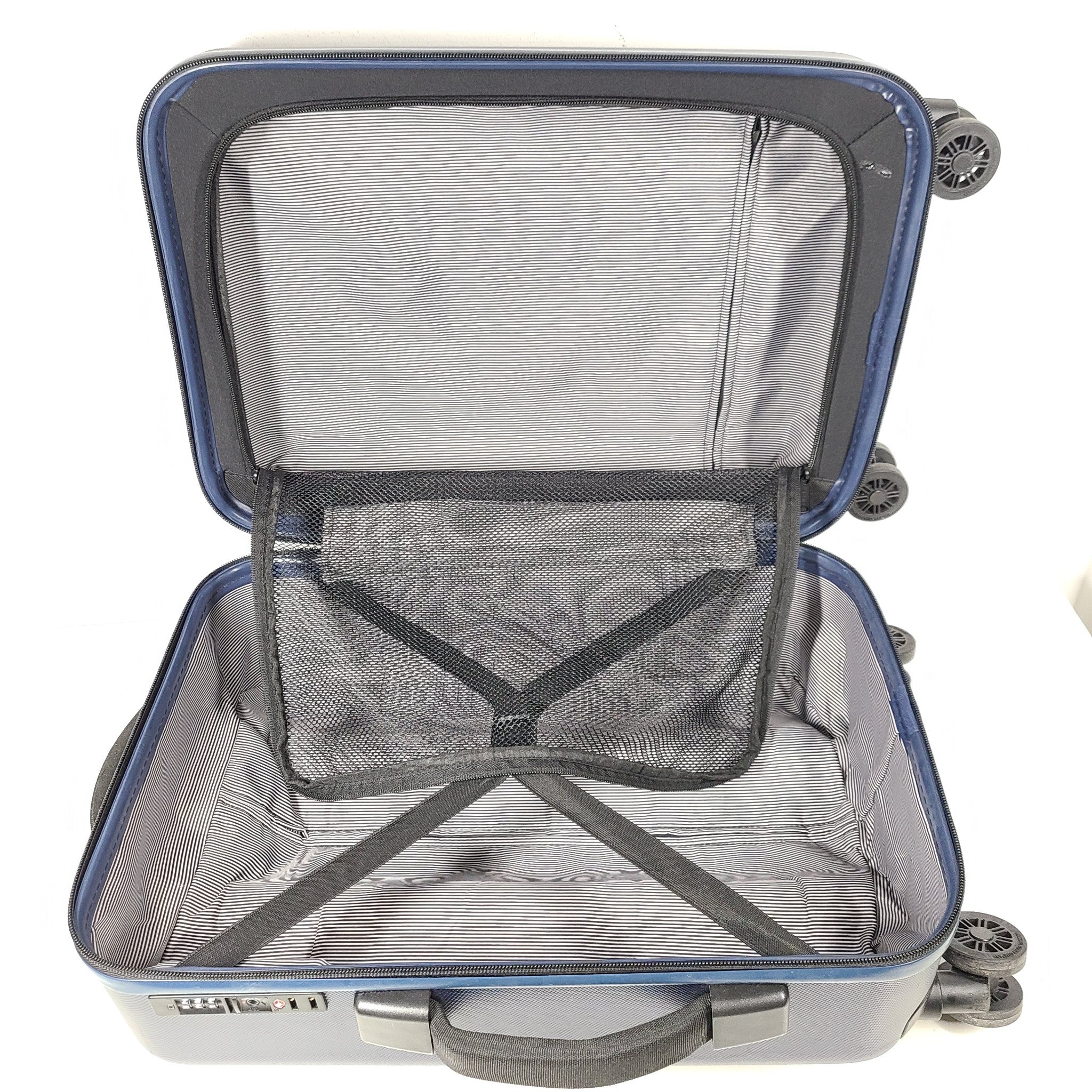 Herschel Trade 23" Carry On Hardshell Spinner Luggage TSA Lock Navy Blue