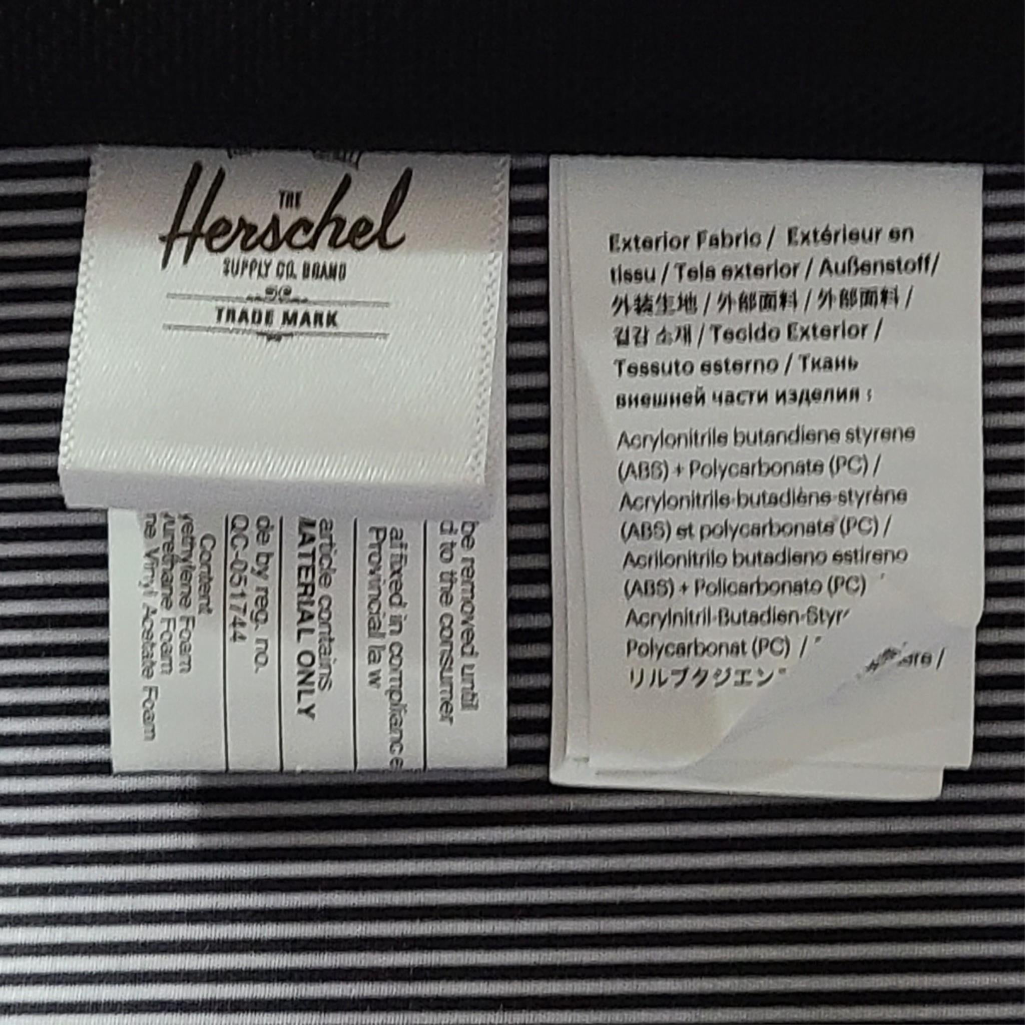 Herschel Trade 23" Carry On Hardshell Spinner Luggage TSA Lock Navy Blue