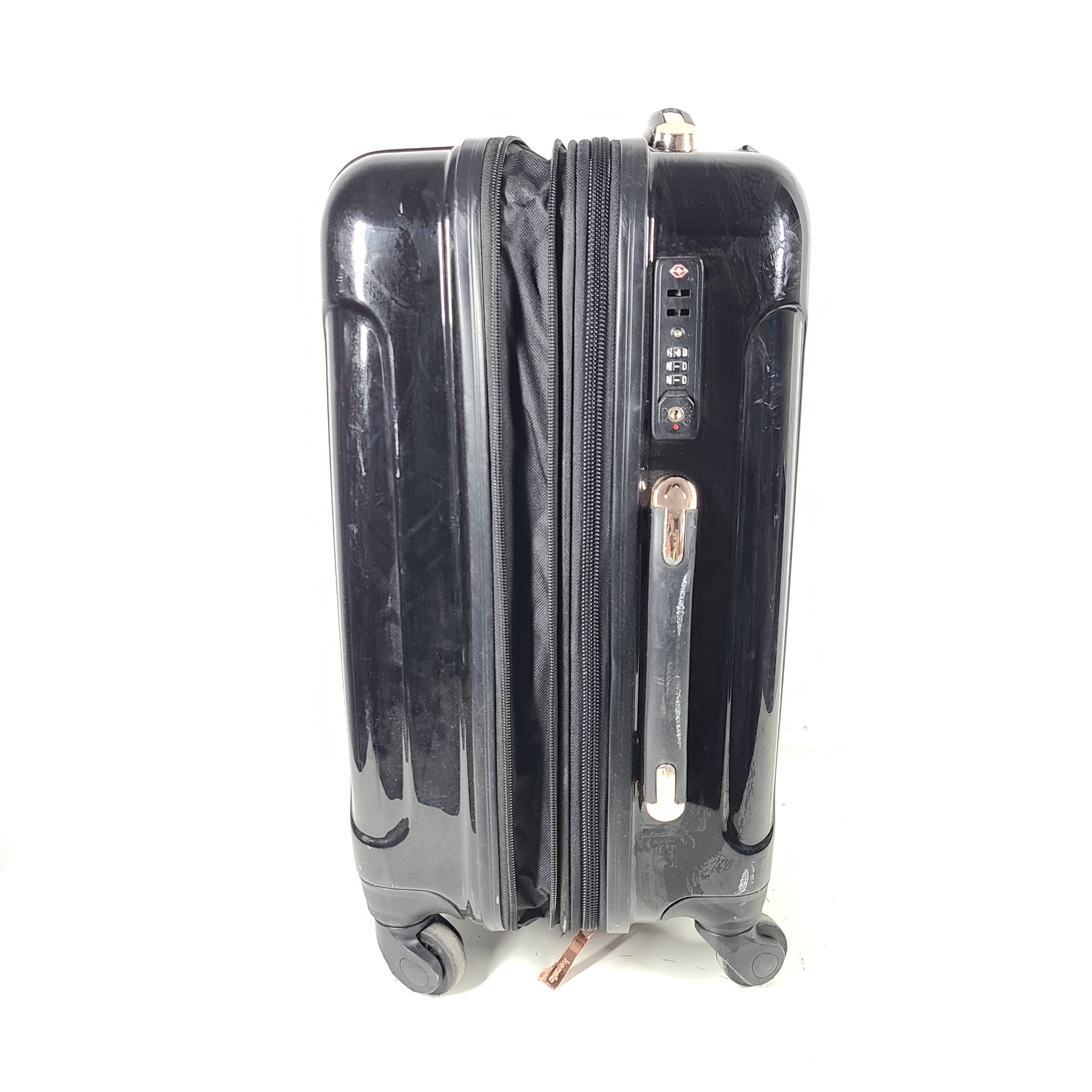 Kensie Alma 20" Spinner Carry-On Cabin Luggage TSA-Lock Hardside Expanding Black