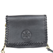 Tory Burch Marion Combo Crossbody Bag Leather Black