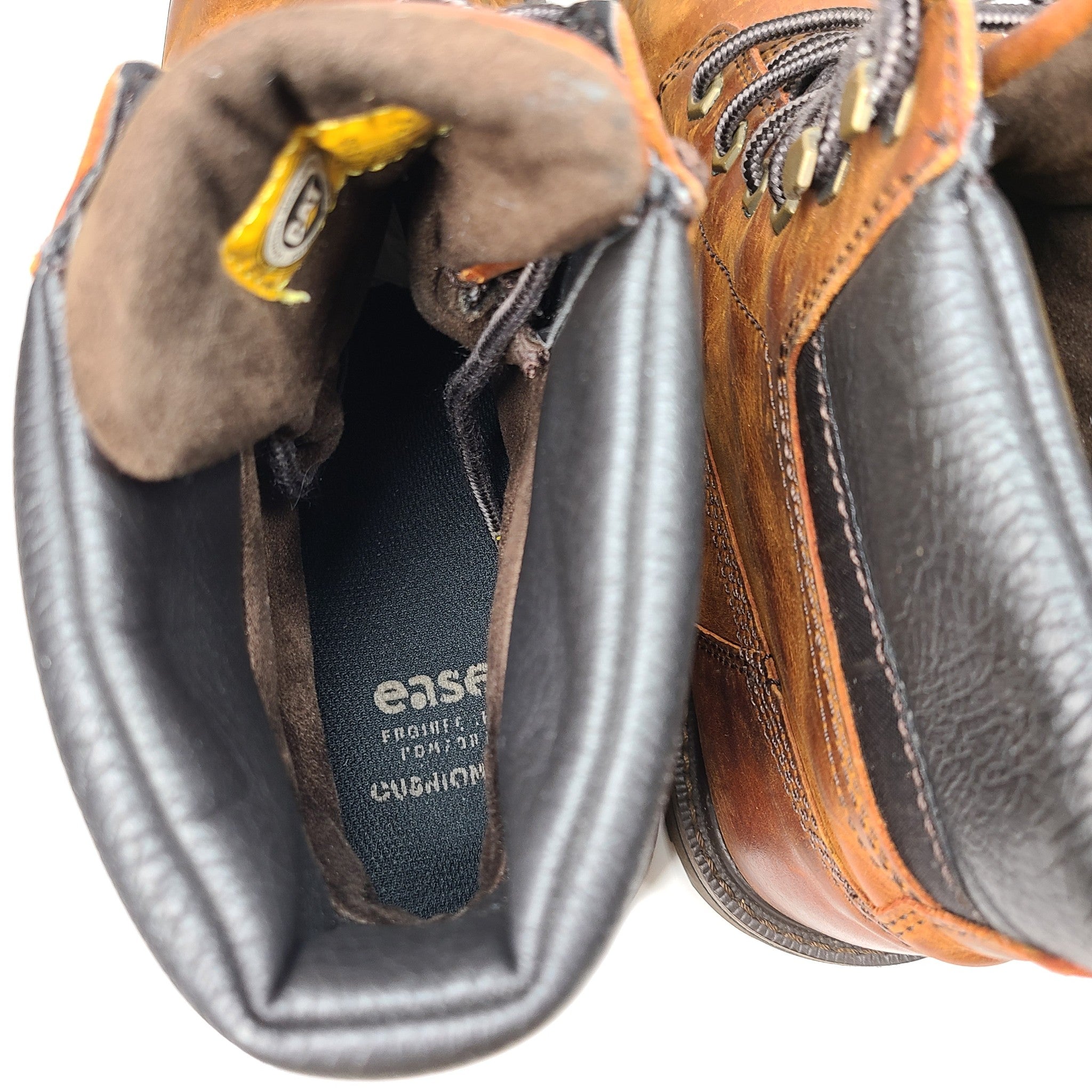 Caterpillar CAT Men's Deplete Work Boots 6in Leather Waterproof Brown 721722 12