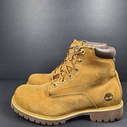 Timberland Men's Alburn 6" Leather Waterproof Lace Up Boots Leather Wheat Sz 9.5