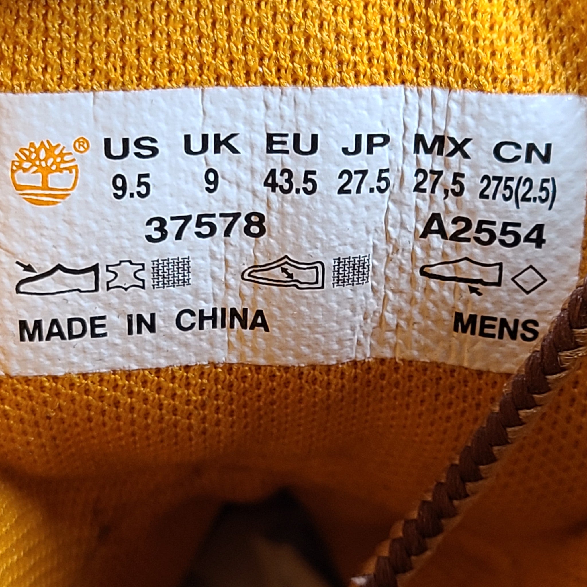 Timberland Men's Alburn 6" Leather Waterproof Lace Up Boots Leather Wheat Sz 9.5