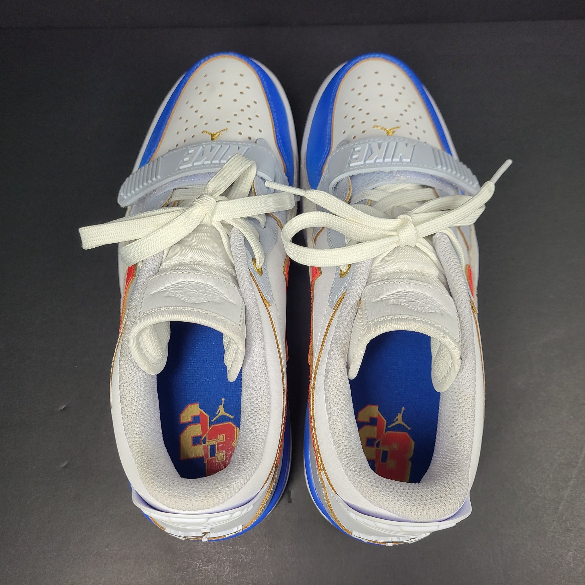Nike Men's Air Jordan Legacy 312 Low White University Red Blue FN8902-161 Sz 9