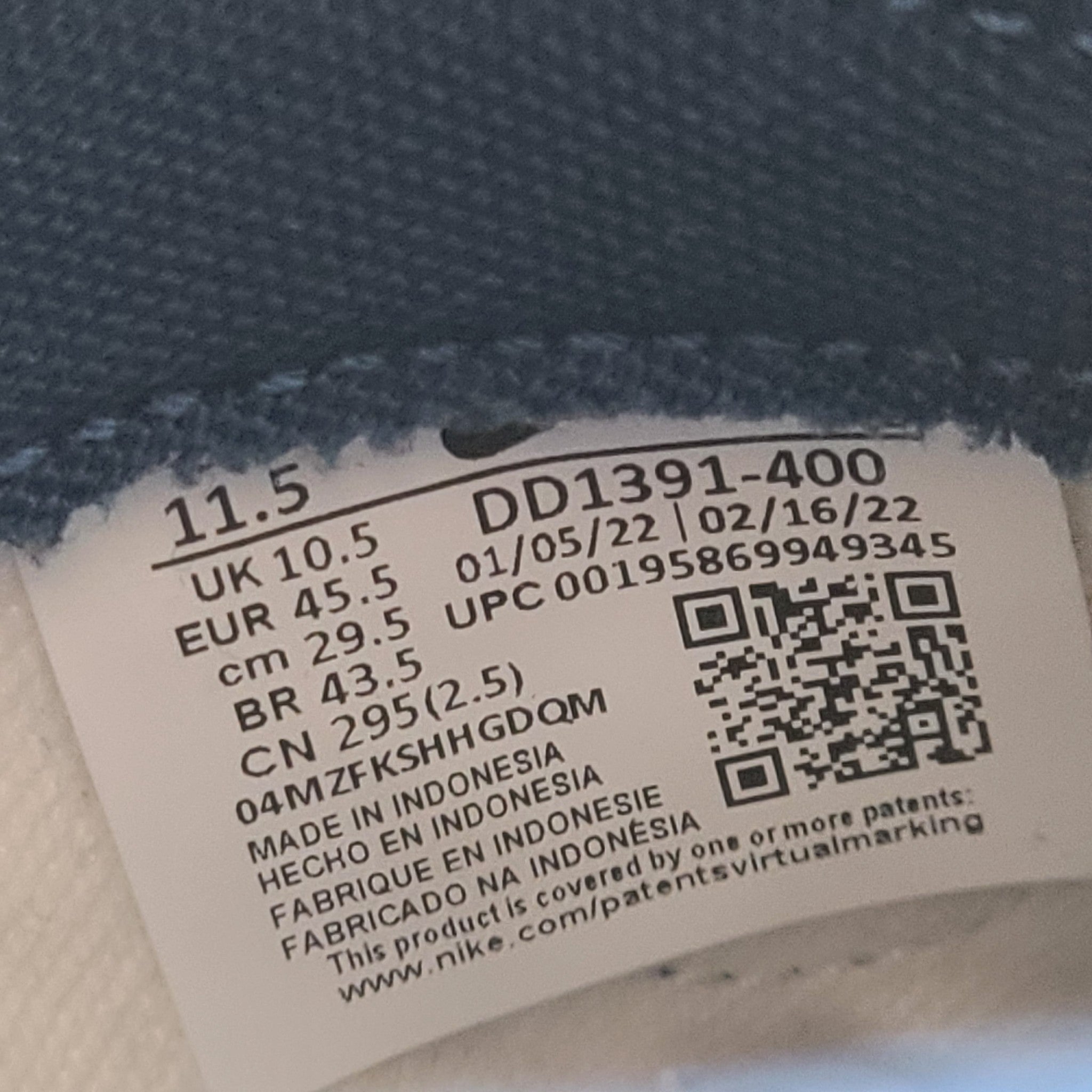 Nike Men's Dunk Low Retro Shoe Sneakers DD1391-400 Valerian Blue Sz 11.5