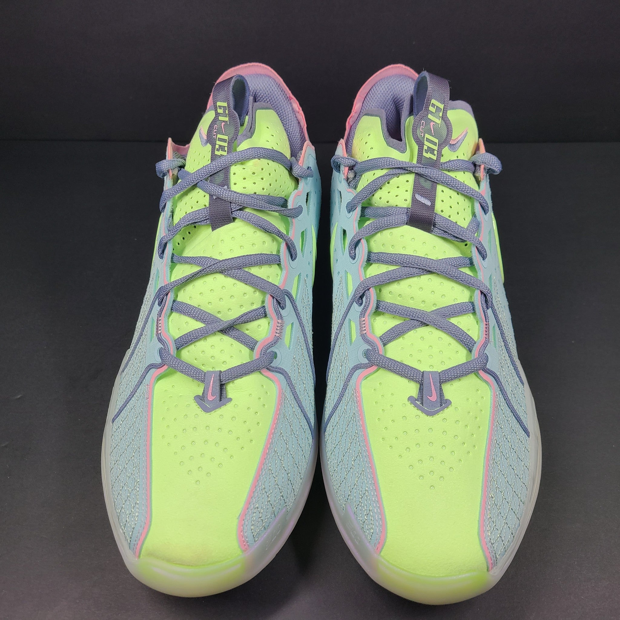 Nike Men's Air Zoom GT Cut 3 EP Sneakers DV2918-401 Easter Green Blue Sz 11