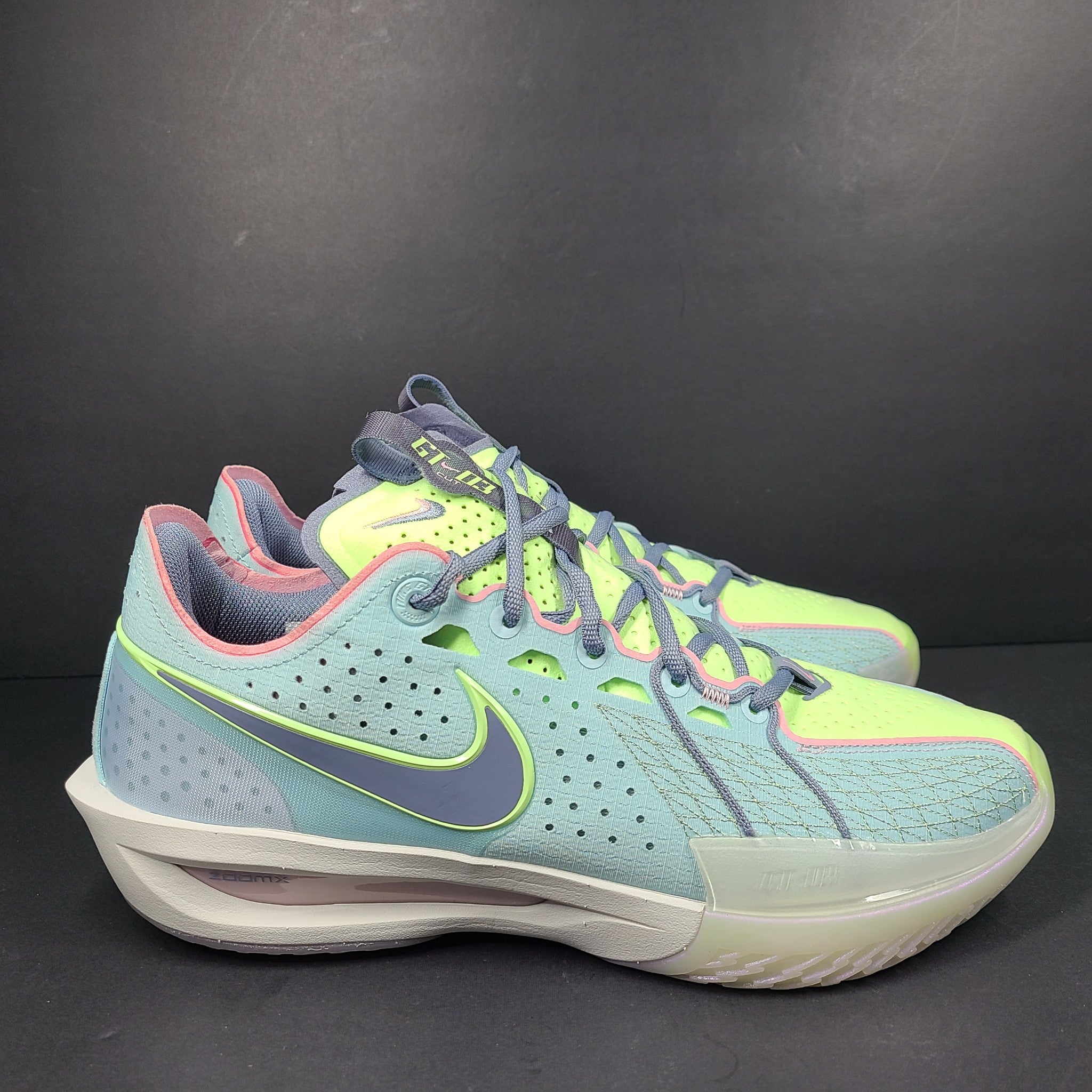 Nike Men's Air Zoom GT Cut 3 EP Sneakers DV2918-401 Easter Green Blue Sz 11