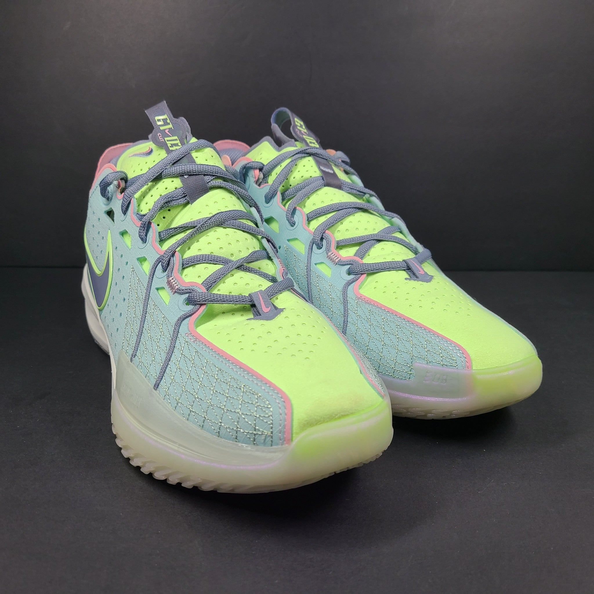 Nike Men's Air Zoom GT Cut 3 EP Sneakers DV2918-401 Easter Green Blue Sz 11