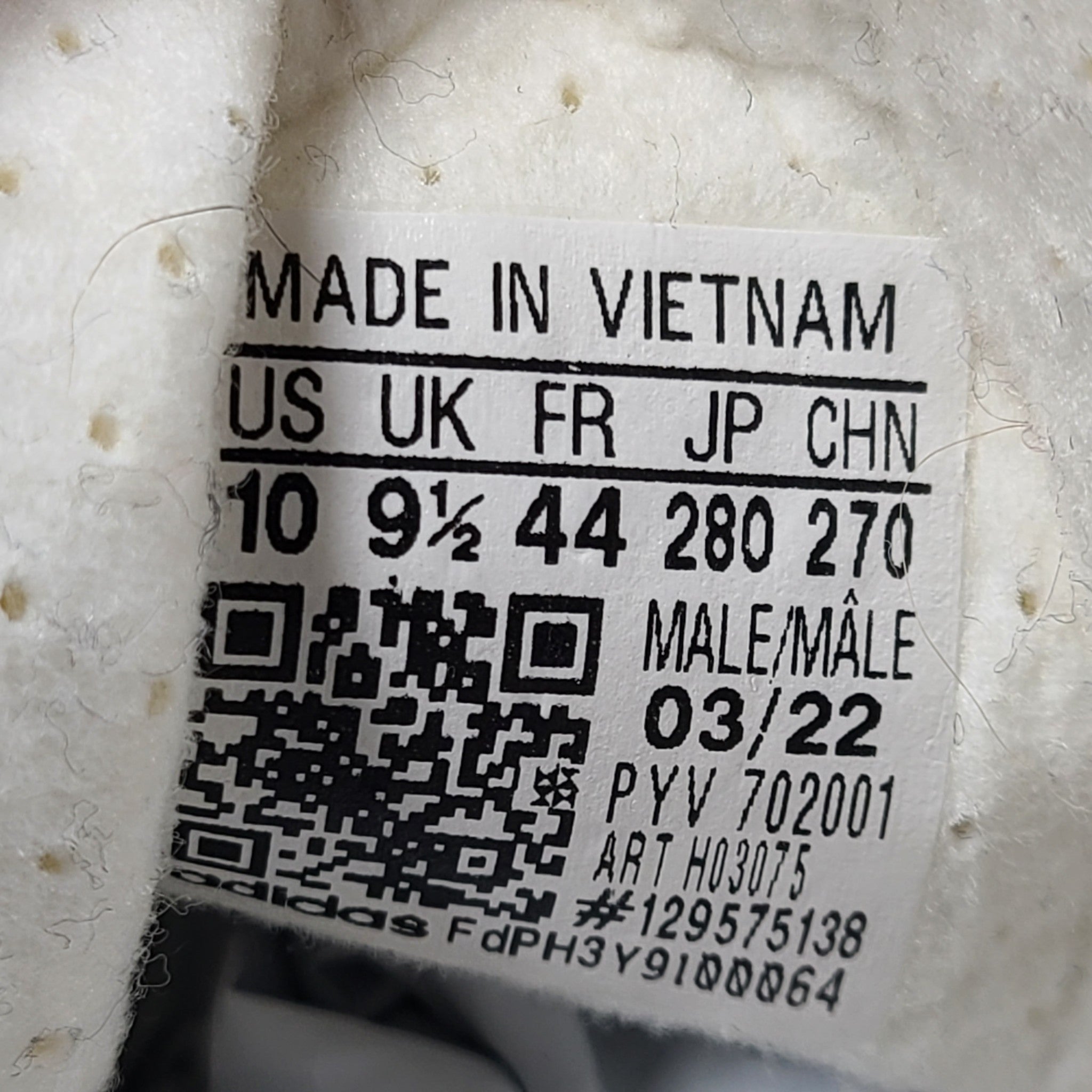 Adidas Men's Retropy E5 Shoes H03075 Sneakers Cushioned White Sz 10