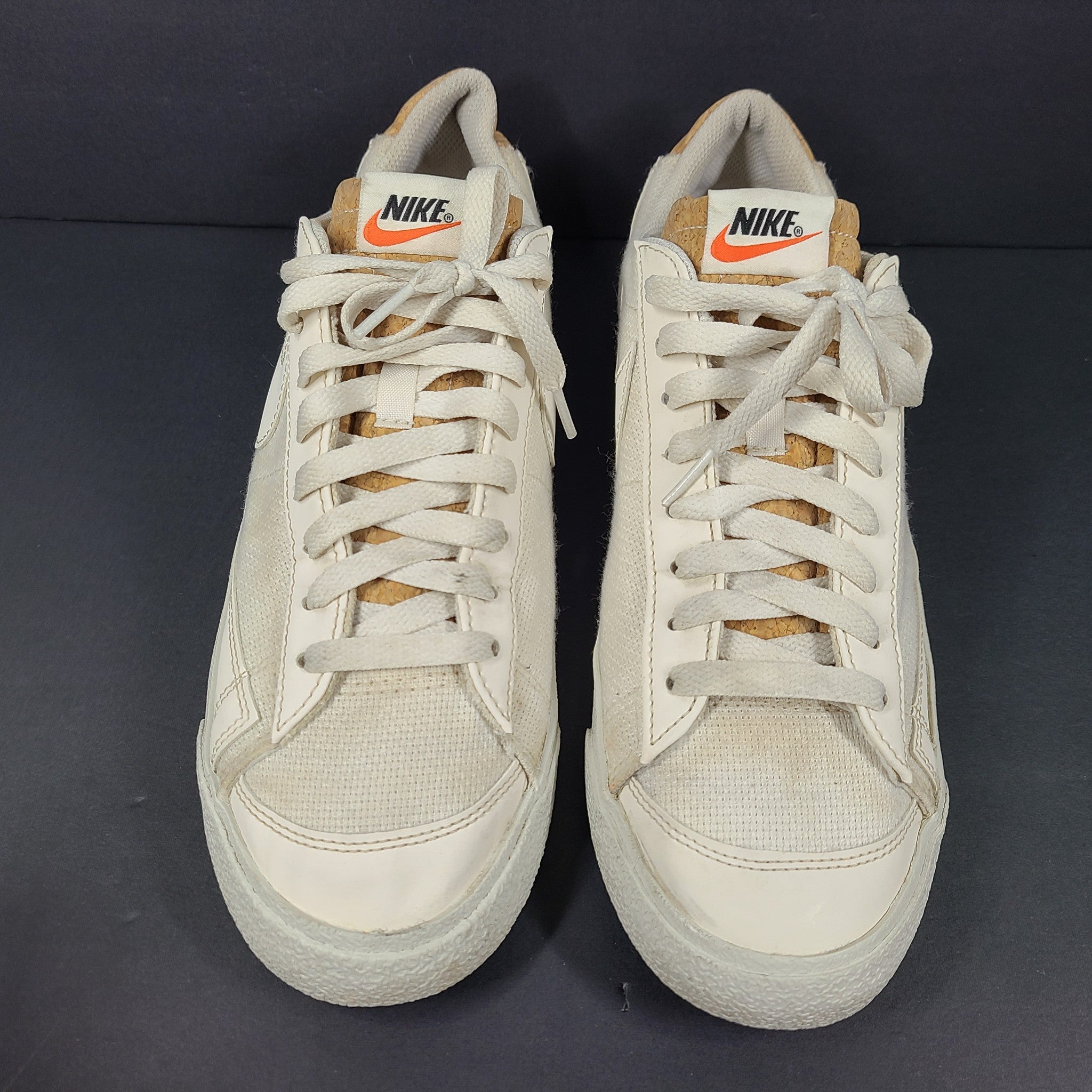 Nike Men's Blazer Low '77 PRM Shoe Sneakers DV7231-001 White Cork Sz 9.5