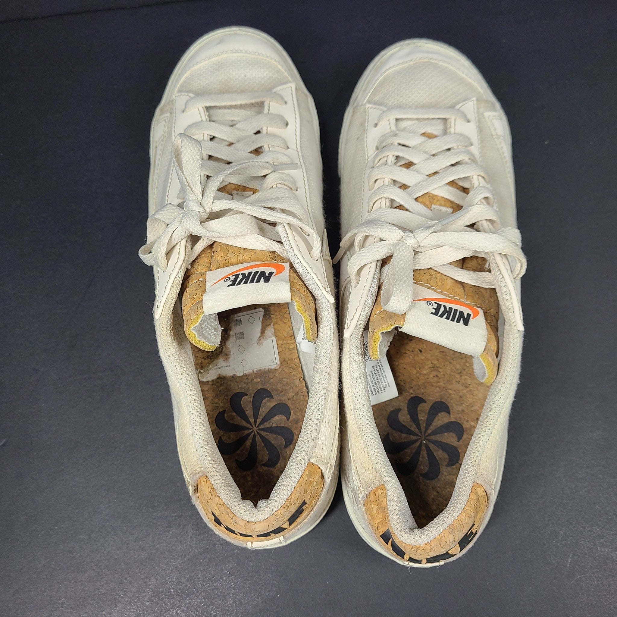 Nike Men's Blazer Low '77 PRM Shoe Sneakers DV7231-001 White Cork Sz 9.5