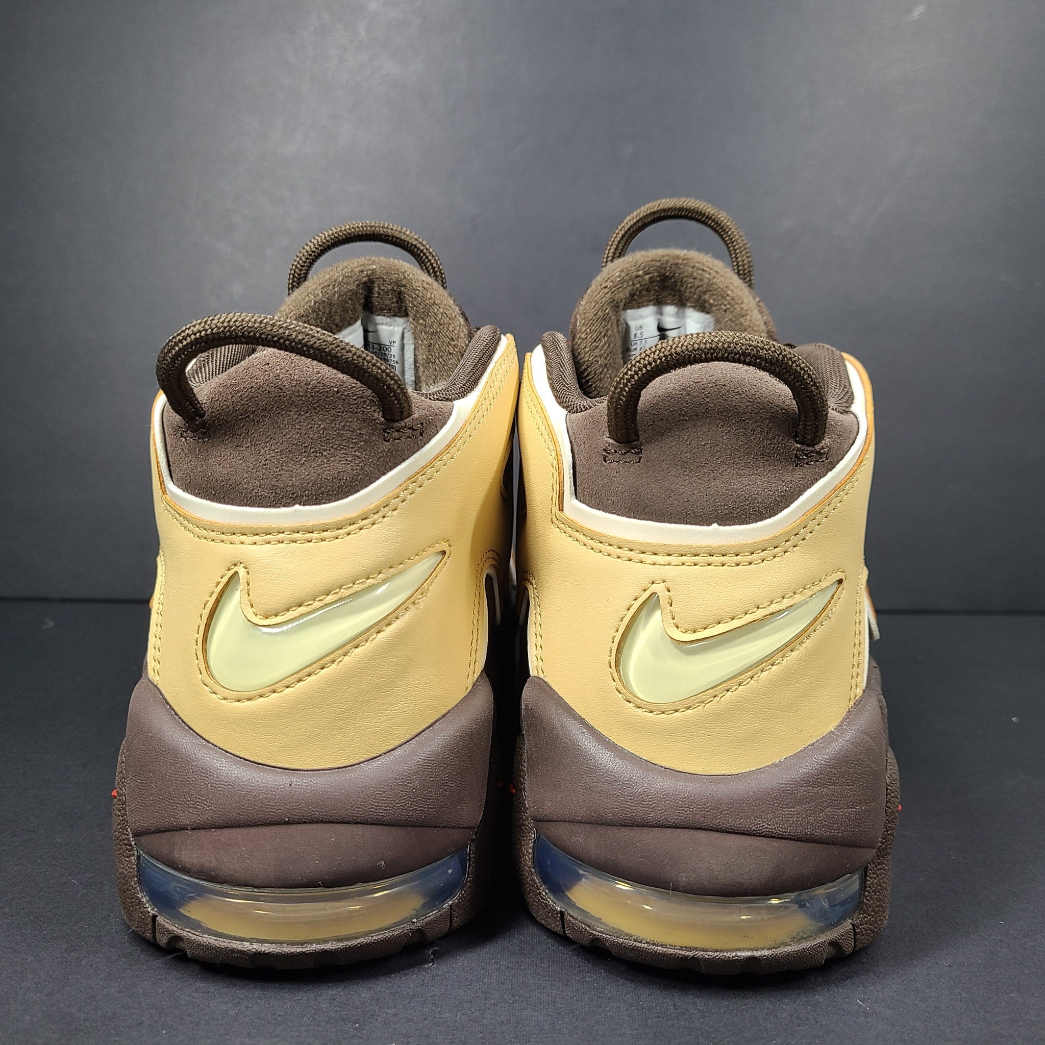 Nike Men's Air More Uptempo Sneakers Shoes FB8883-200 Baroque Brown Sesame 8.5