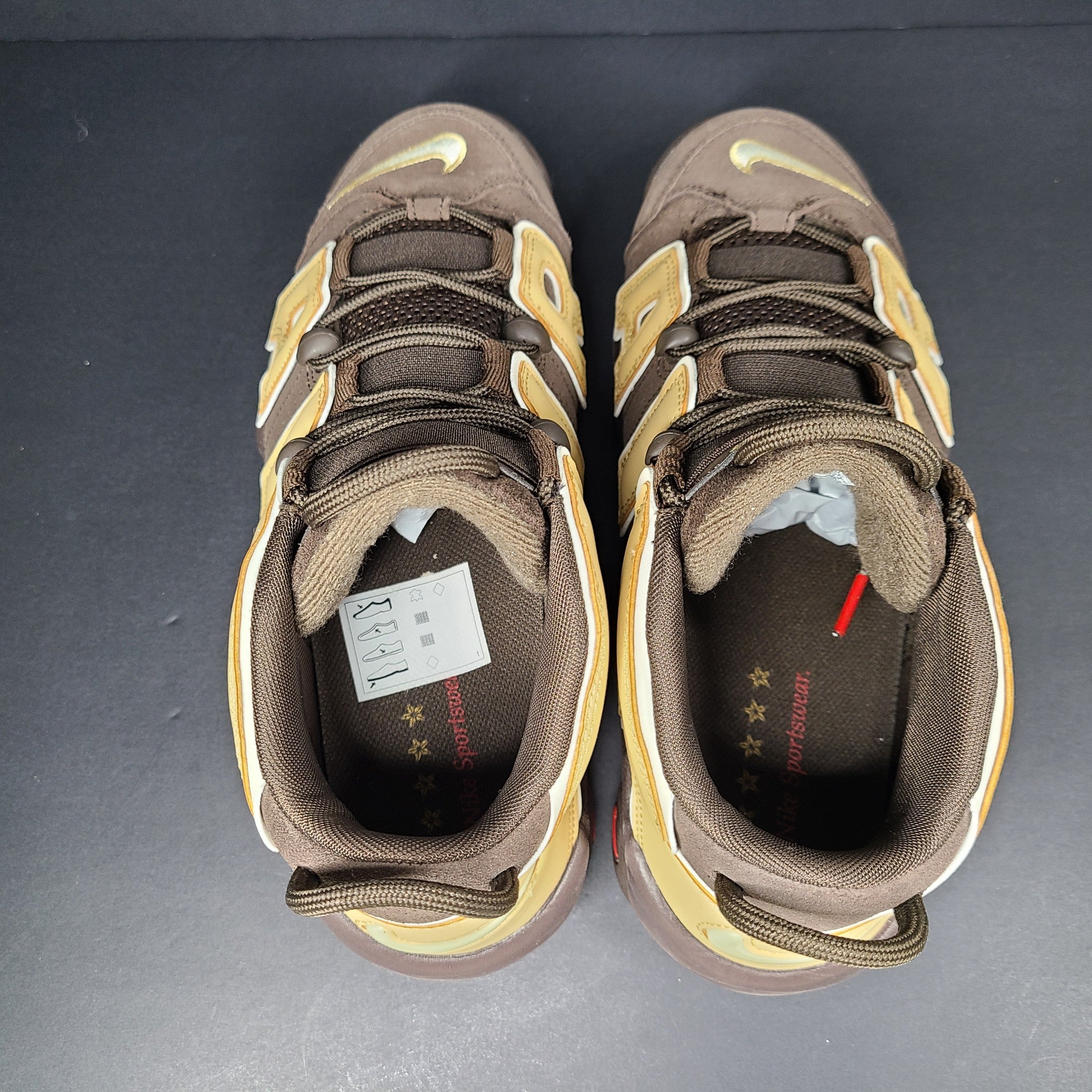 Nike Men's Air More Uptempo Sneakers Shoes FB8883-200 Baroque Brown Sesame 8.5