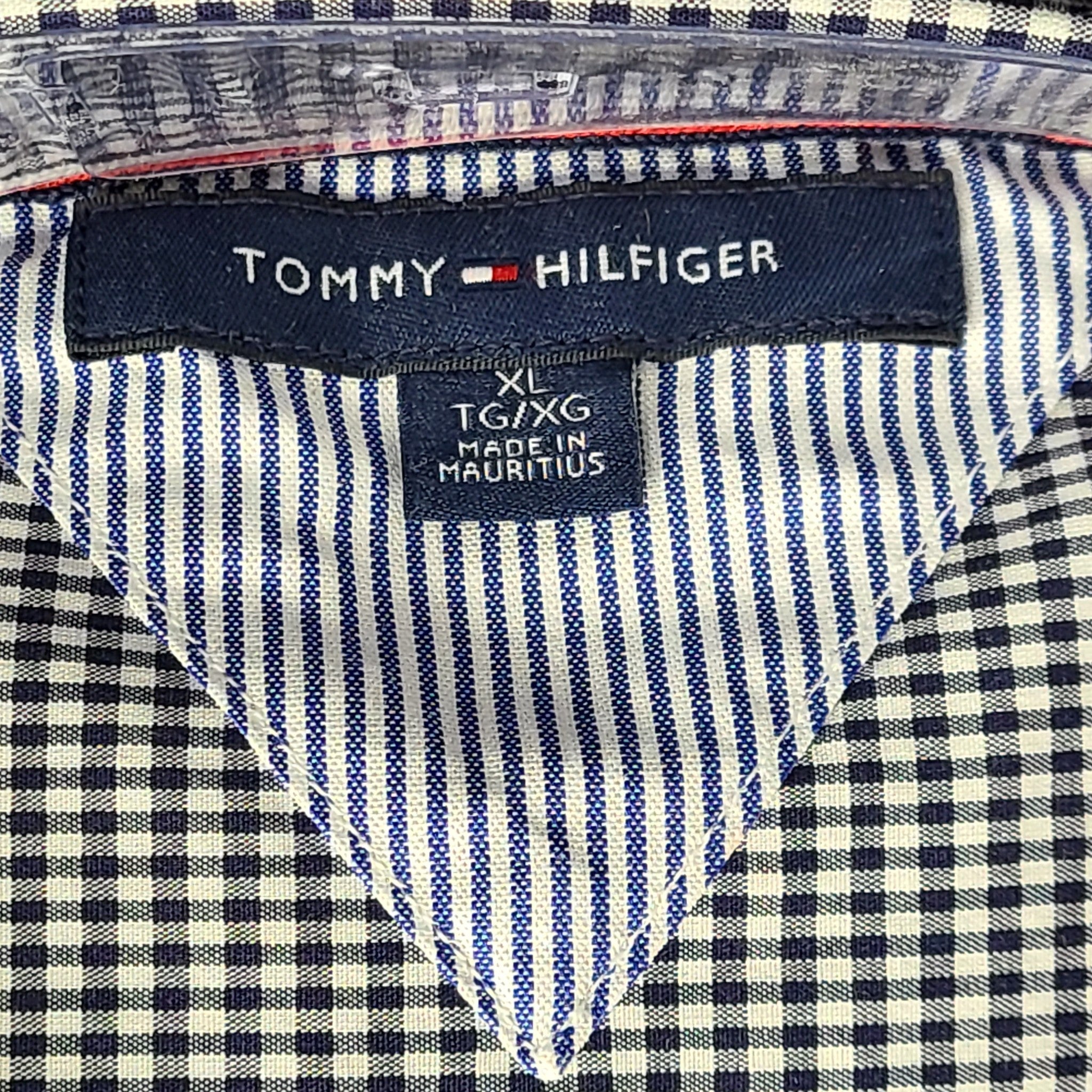 Tommy Hilfiger Men’s Slim Fit THFlex Dress Shirt Button Down Sz XL