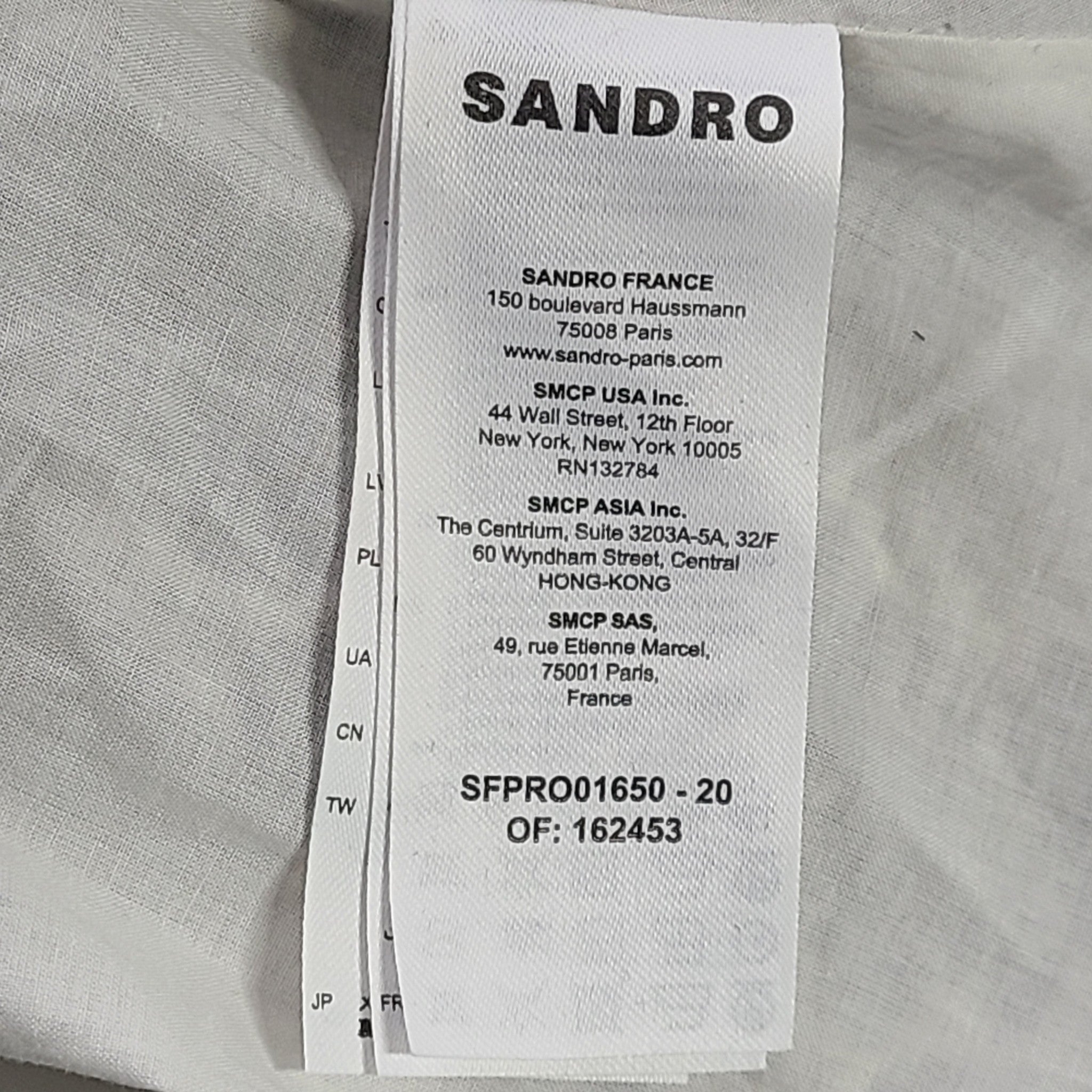 Sandro Women's Audrey Dress Embroidered Floral Lace Short Sleeve Black L