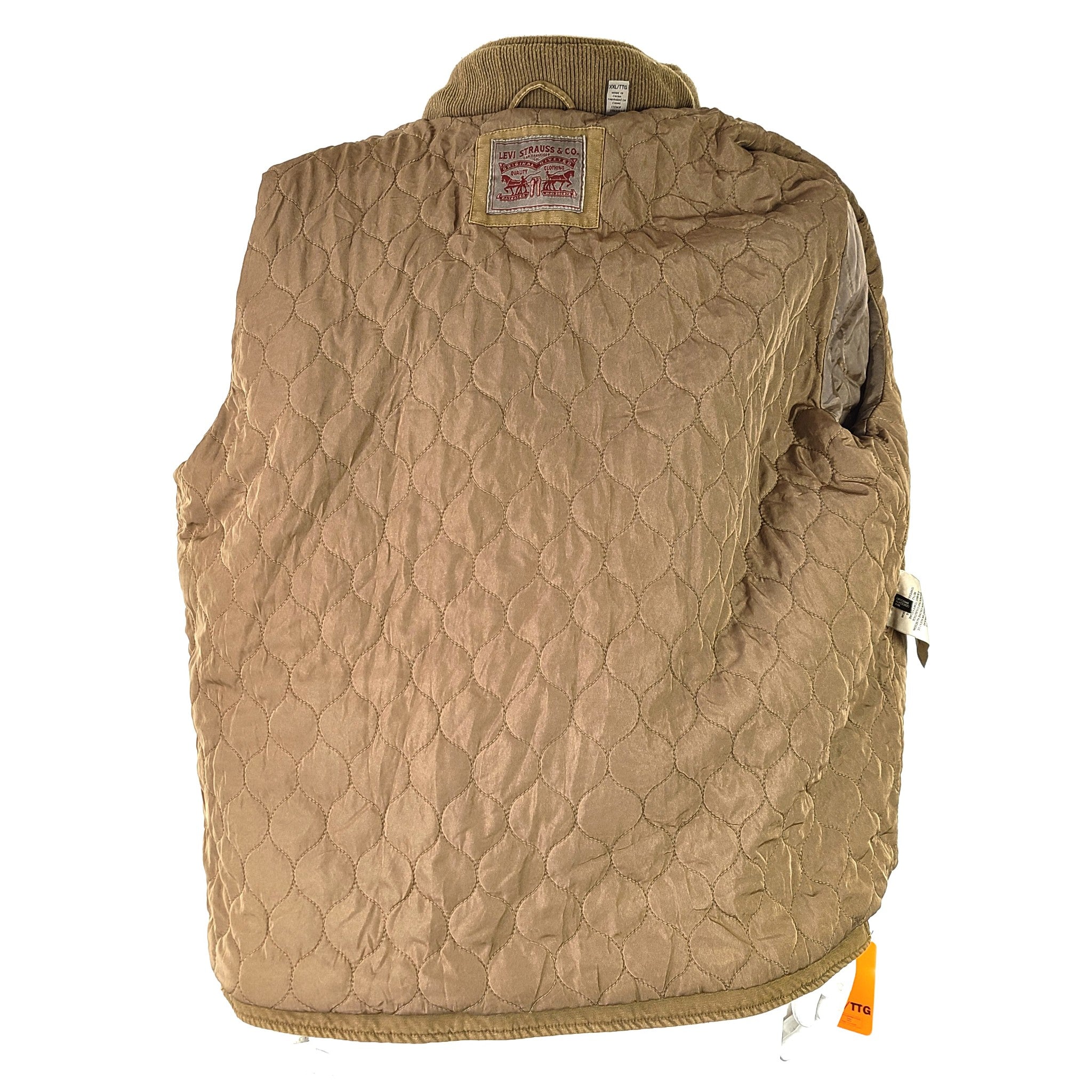 Levi Strauss Levi's Men's Canvas Bomber Jacket Classic Brown XXL