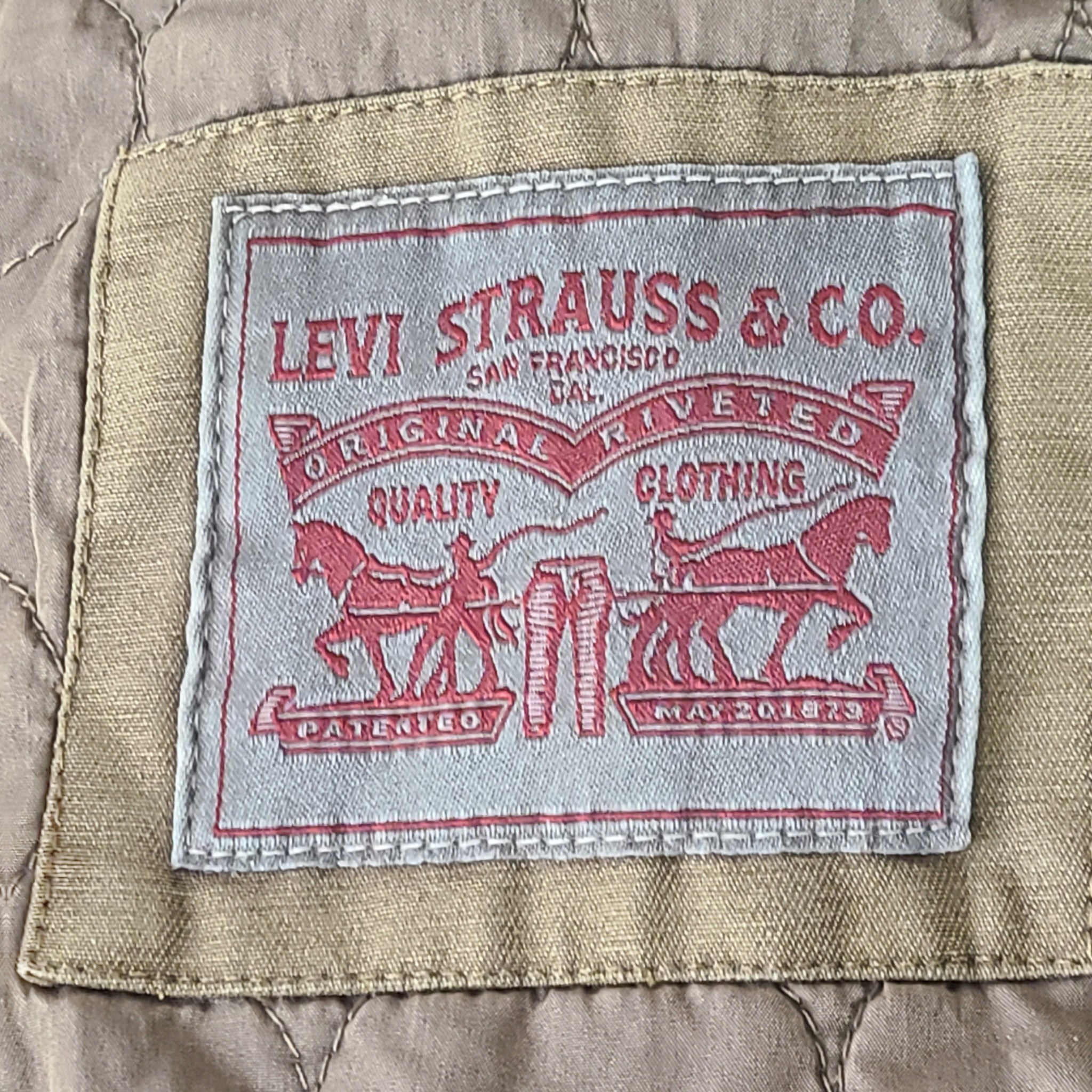 Levi Strauss Levi's Men's Canvas Bomber Jacket Classic Brown XXL