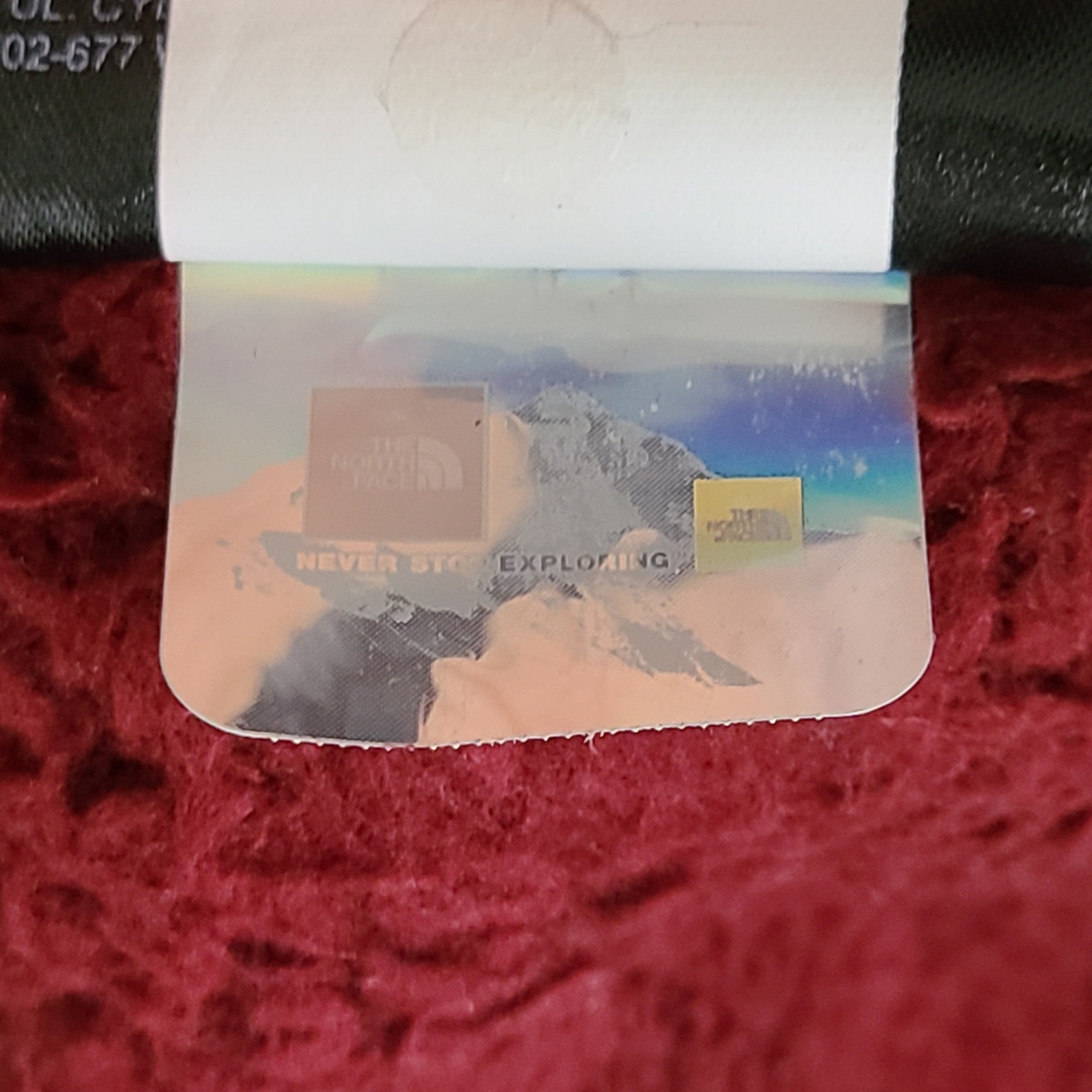 North Face TNF Men's Campshire Pullover Sherpa Fleece 1/2 Zip Hood Burgundy XXL