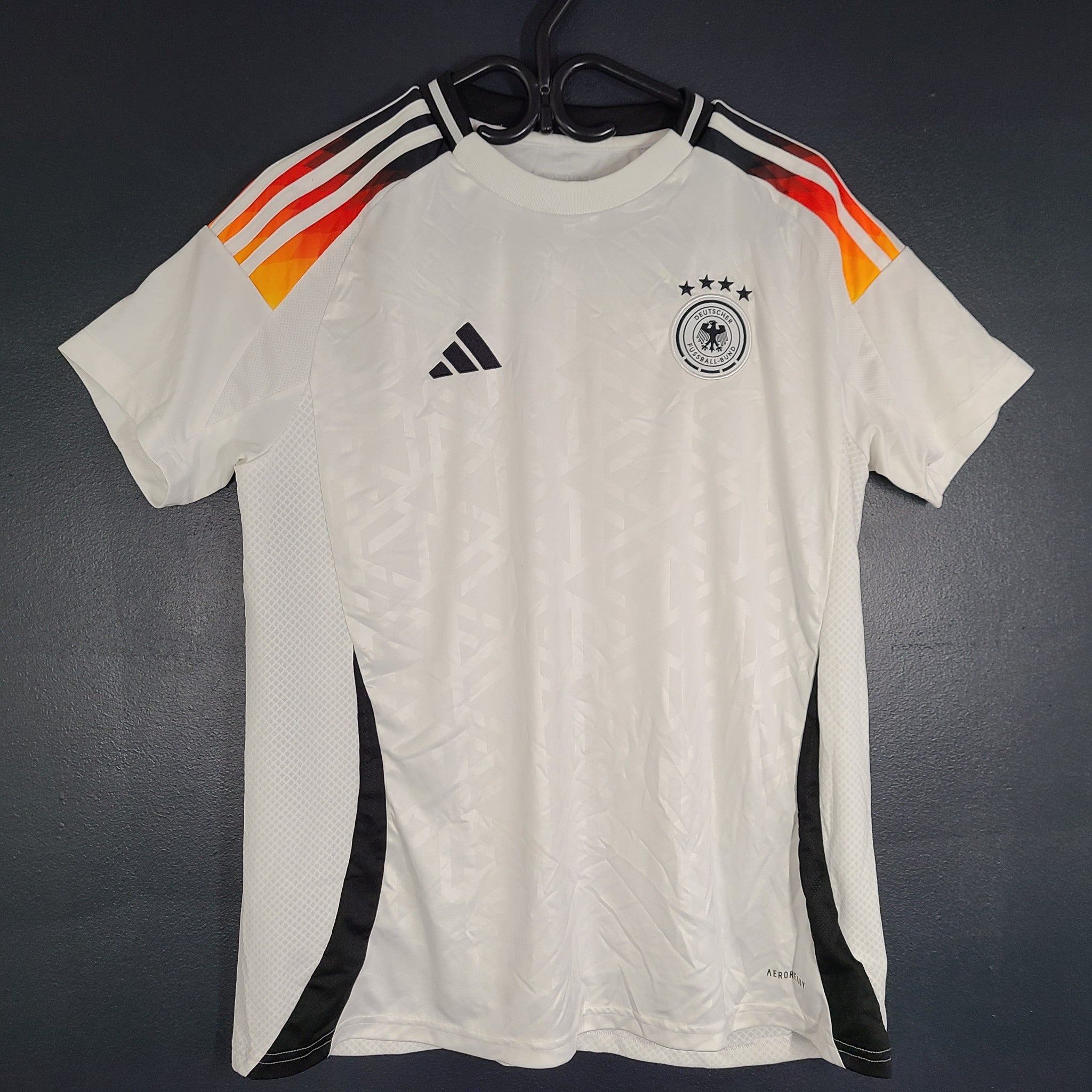 Adidas Women's Germany Soccer Home Jersey 2024 Aeroready IP6131 White Size XL
