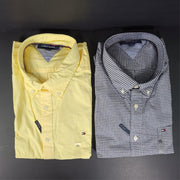 Tommy Hilfiger Men’s Slim Fit THFlex Dress Shirt Button Down Sz XL