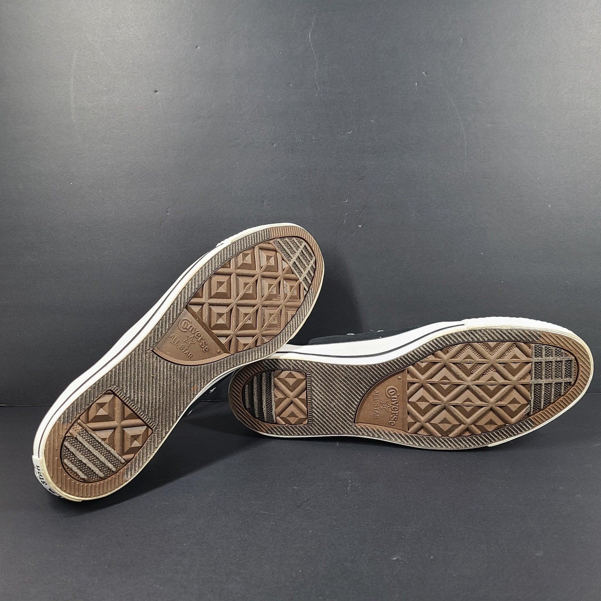 Converse Chuck Taylor All Star Low Top Sneakers M9166 Black Sz M12/W14