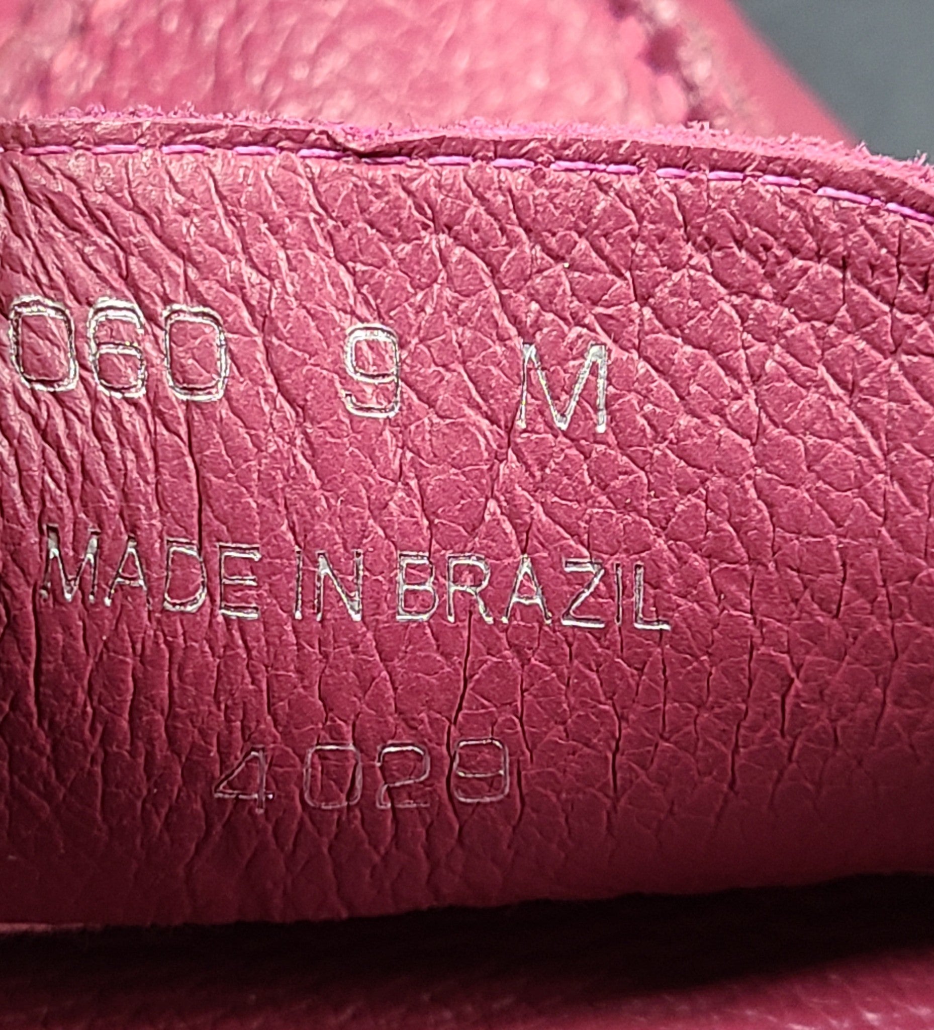 Claudio De Lorena Women's Loafers Leather Shoes Moccasin Magenta Sz 9M