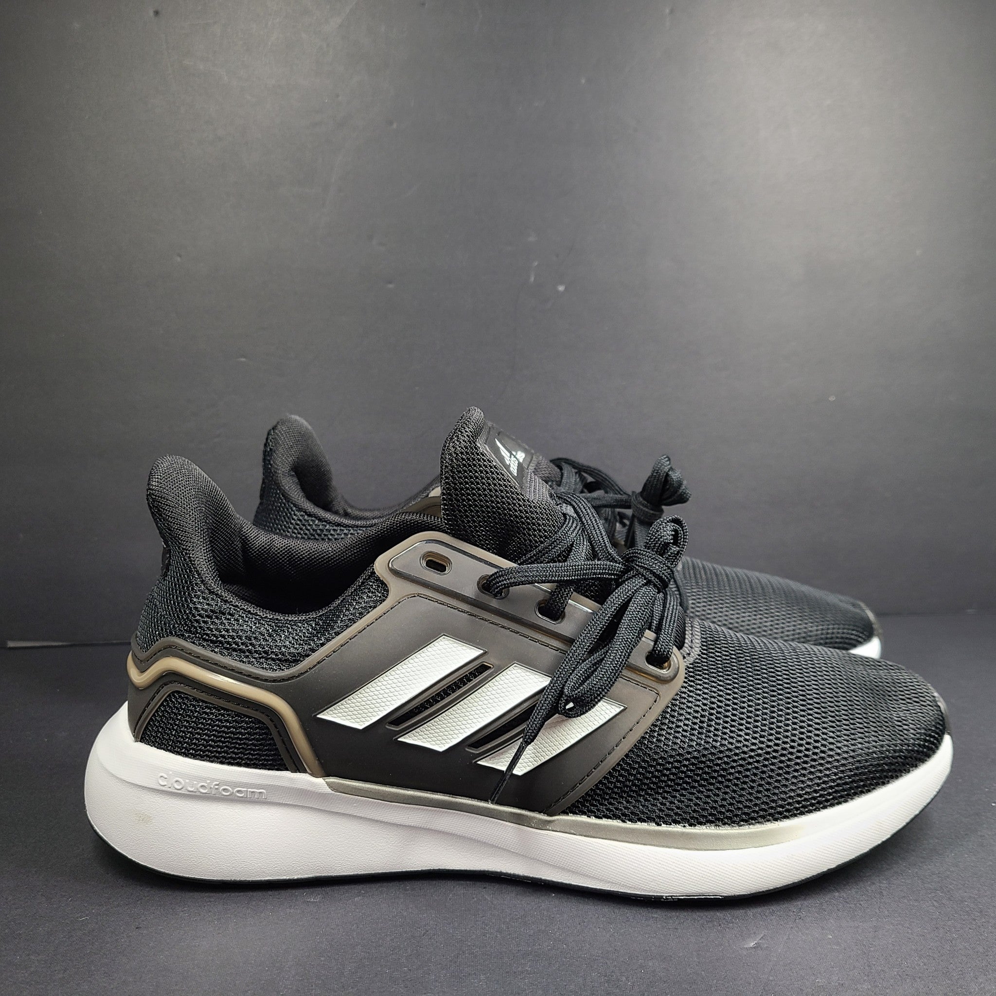 adidas Men's EQ19 Run 'Black White' H00924 Sneakers Running Shoes Sz 9