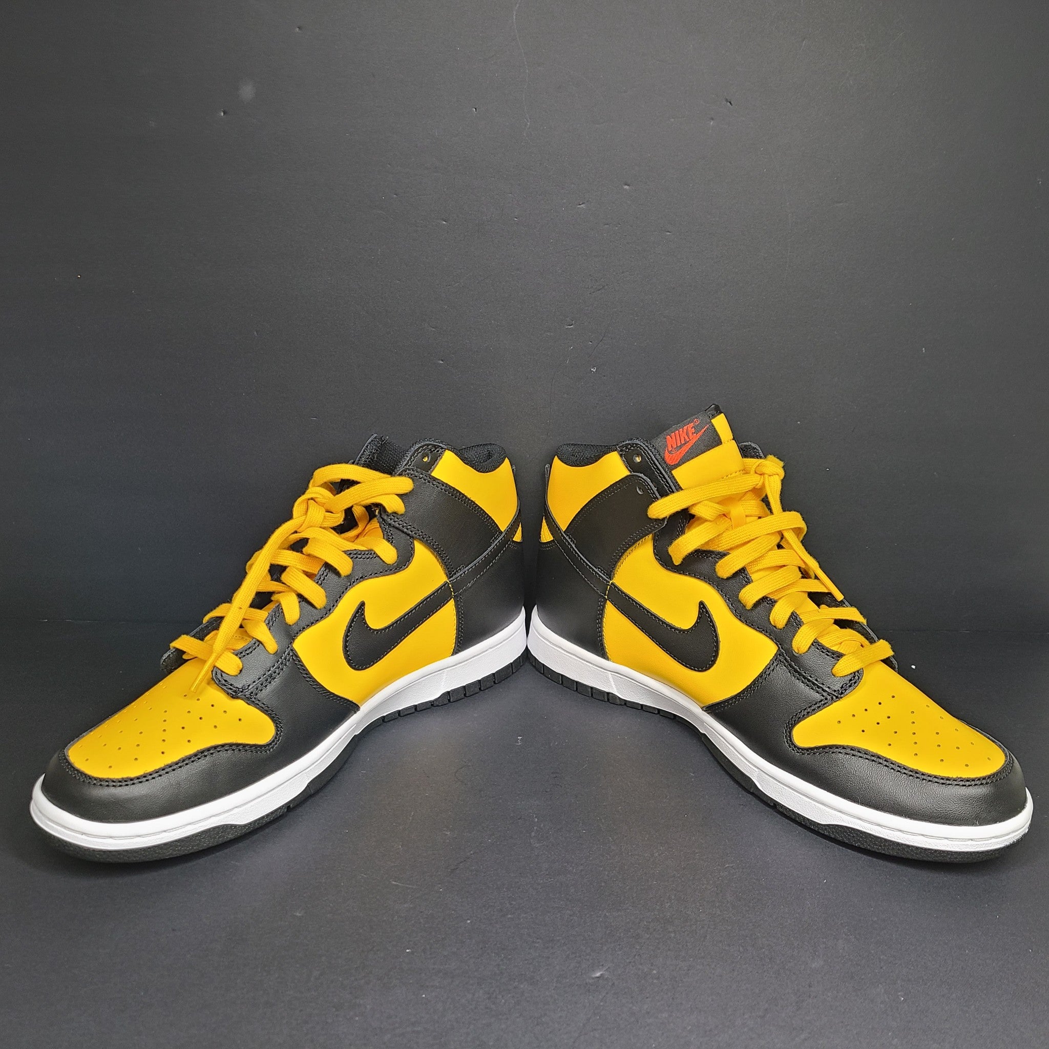 Nike Dunk High Retro 'Bruce Lee' University Gold Black Sneakers DD1399-700 Sz 11