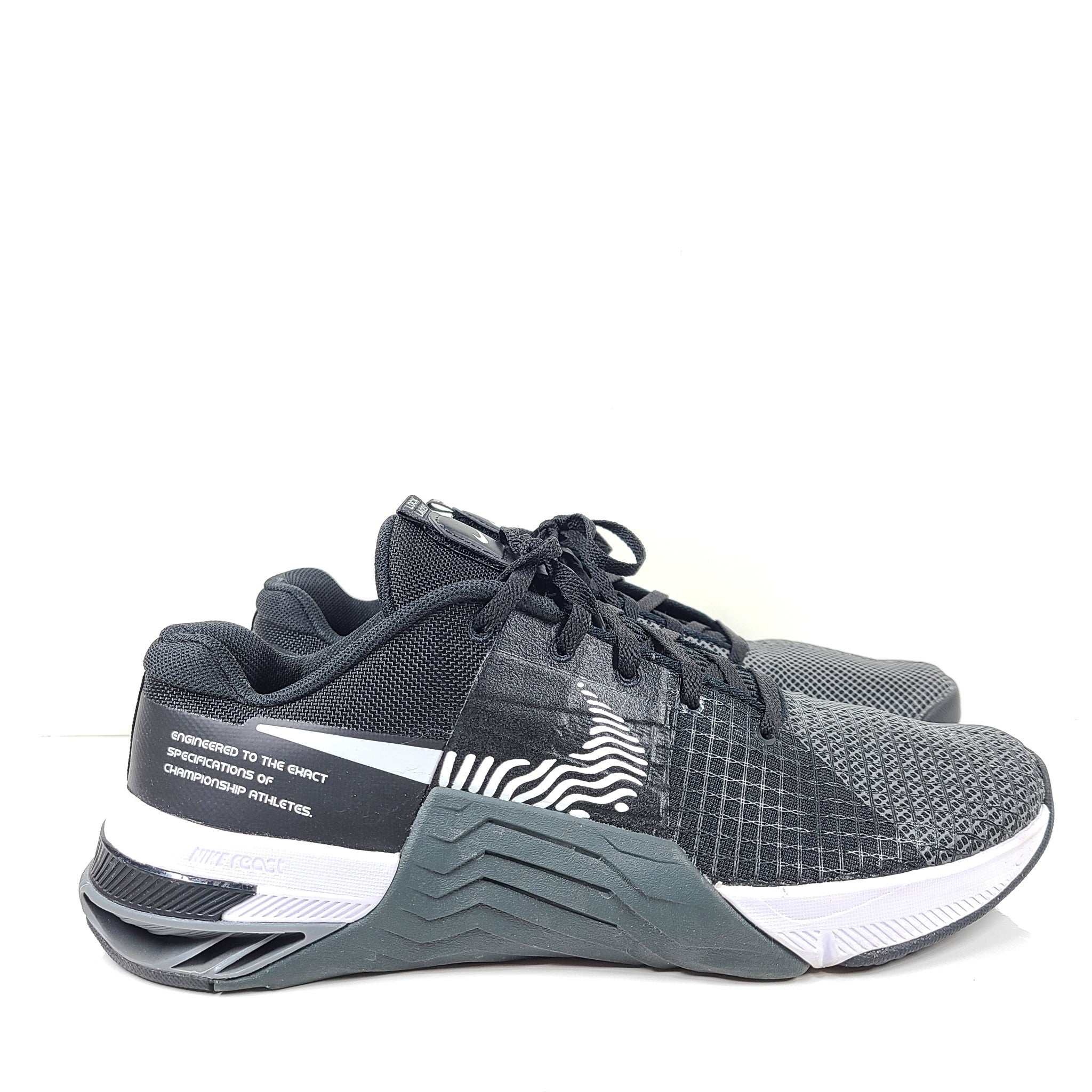 Nike Metcon 8 Training Shoes DO9328-001 Lightweight Breathable Black Sz 9.5