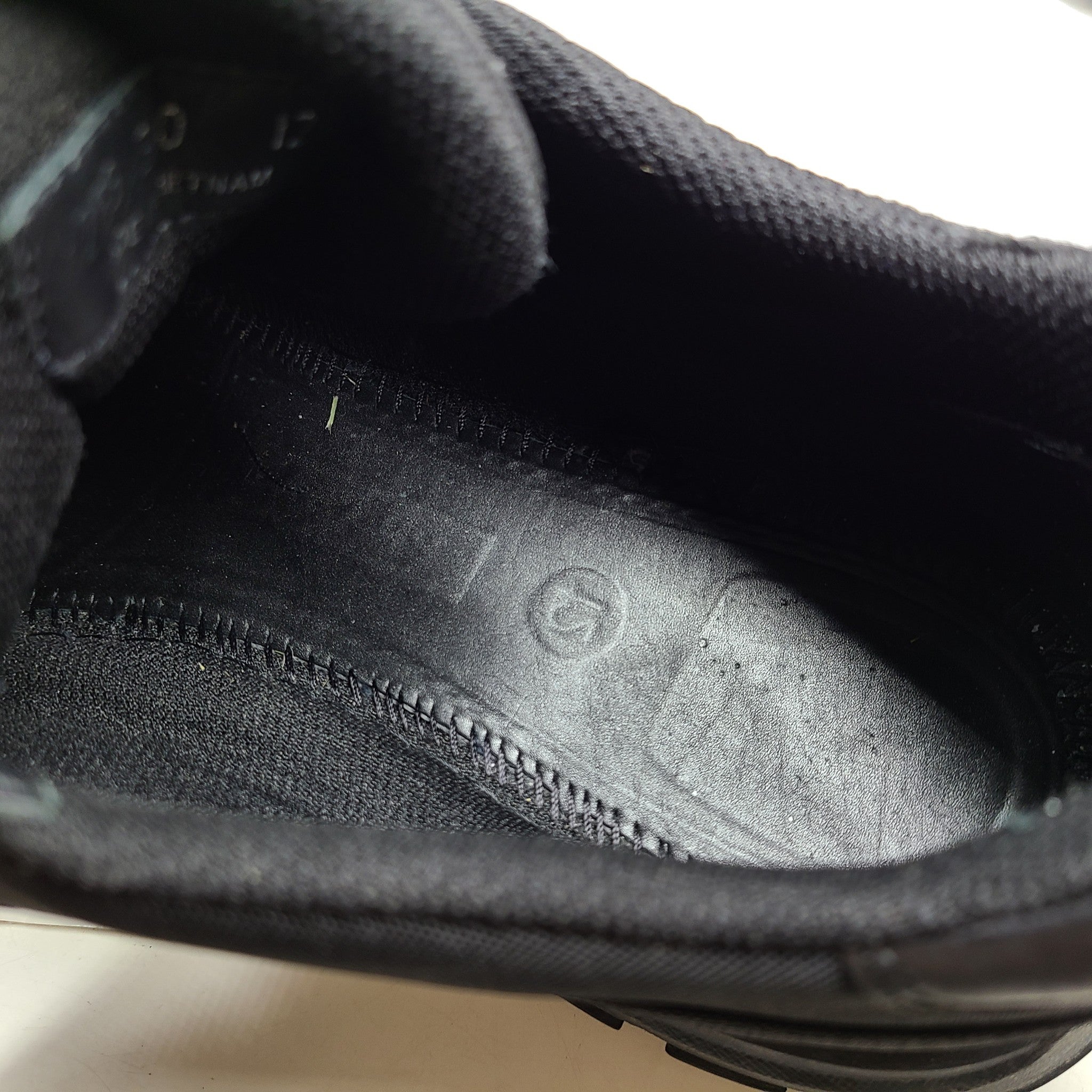 PRADA Men's Nylon TECH Black Sneakers Trainers 2EG 350 Sz 12