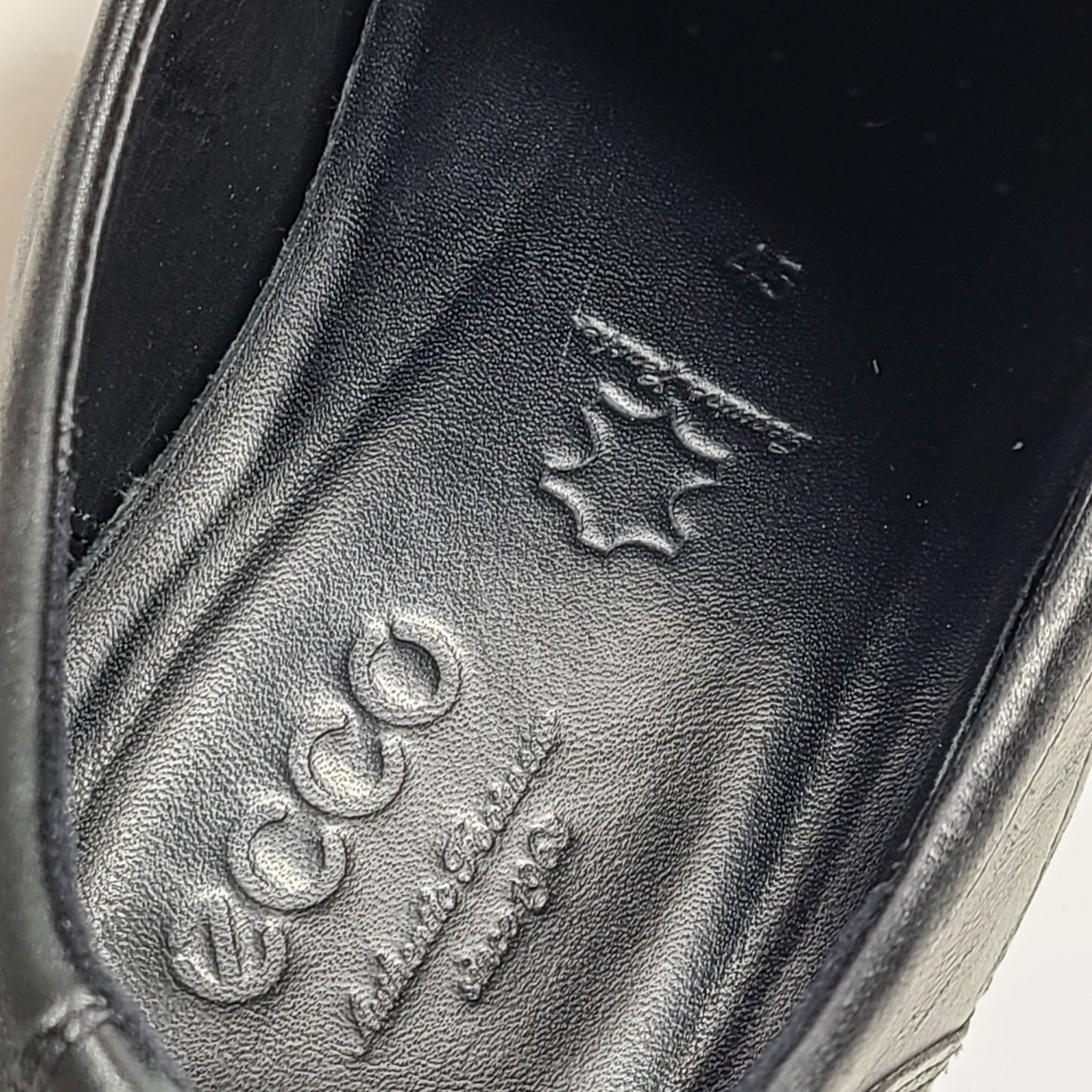 ECCO Men's Square Toe Leather Oxford Dress Shoes Black Sz 11