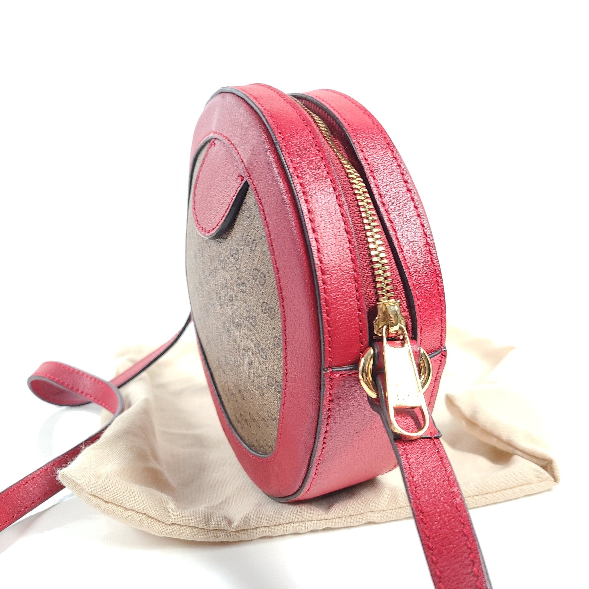 Authentic GUCCI GG Supreme Doraemon Ophidia Round Crossbody Shoulder Bag