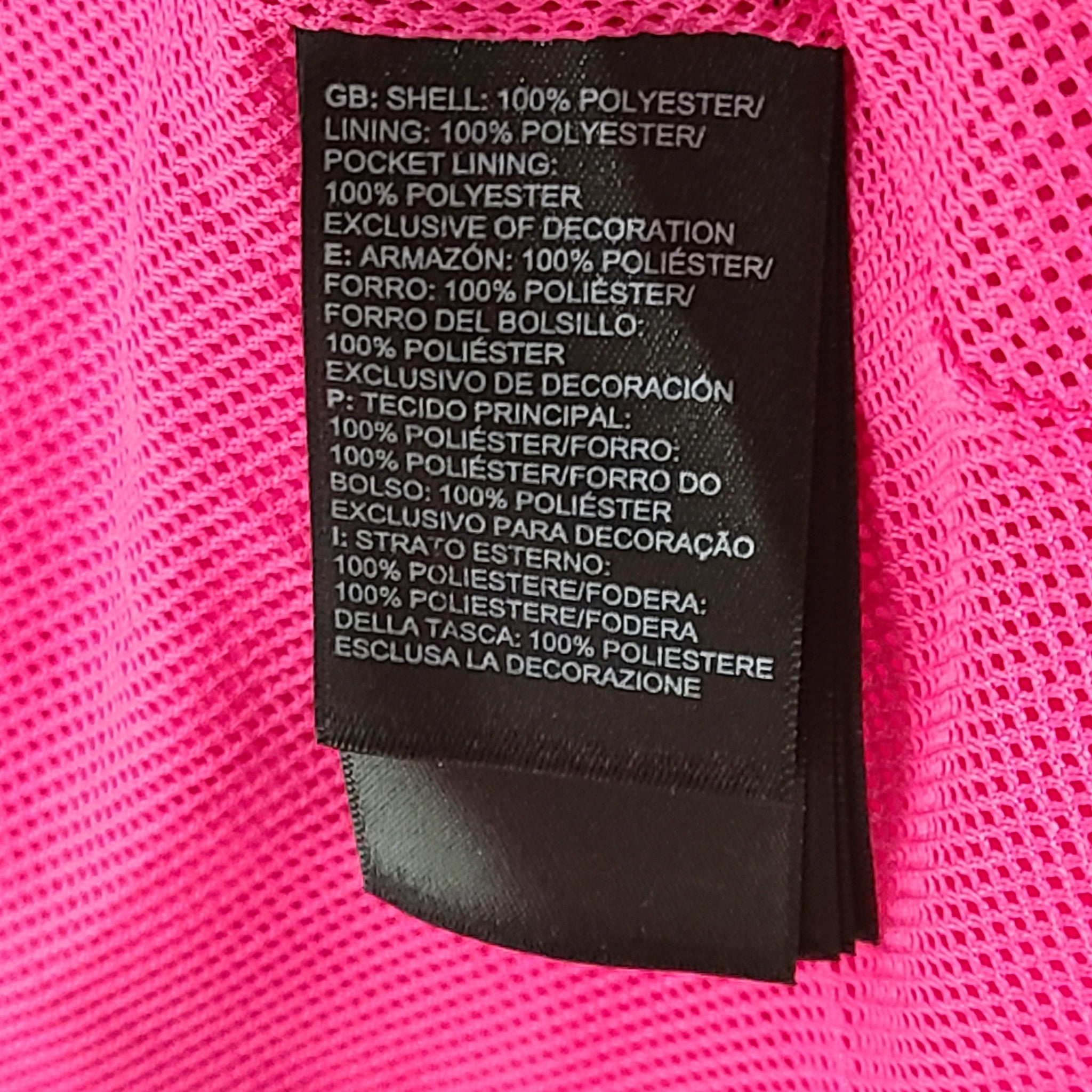 The North Face TNF Women's Khasi 2 Windbreaker Rain Jacket Pink Sz XS