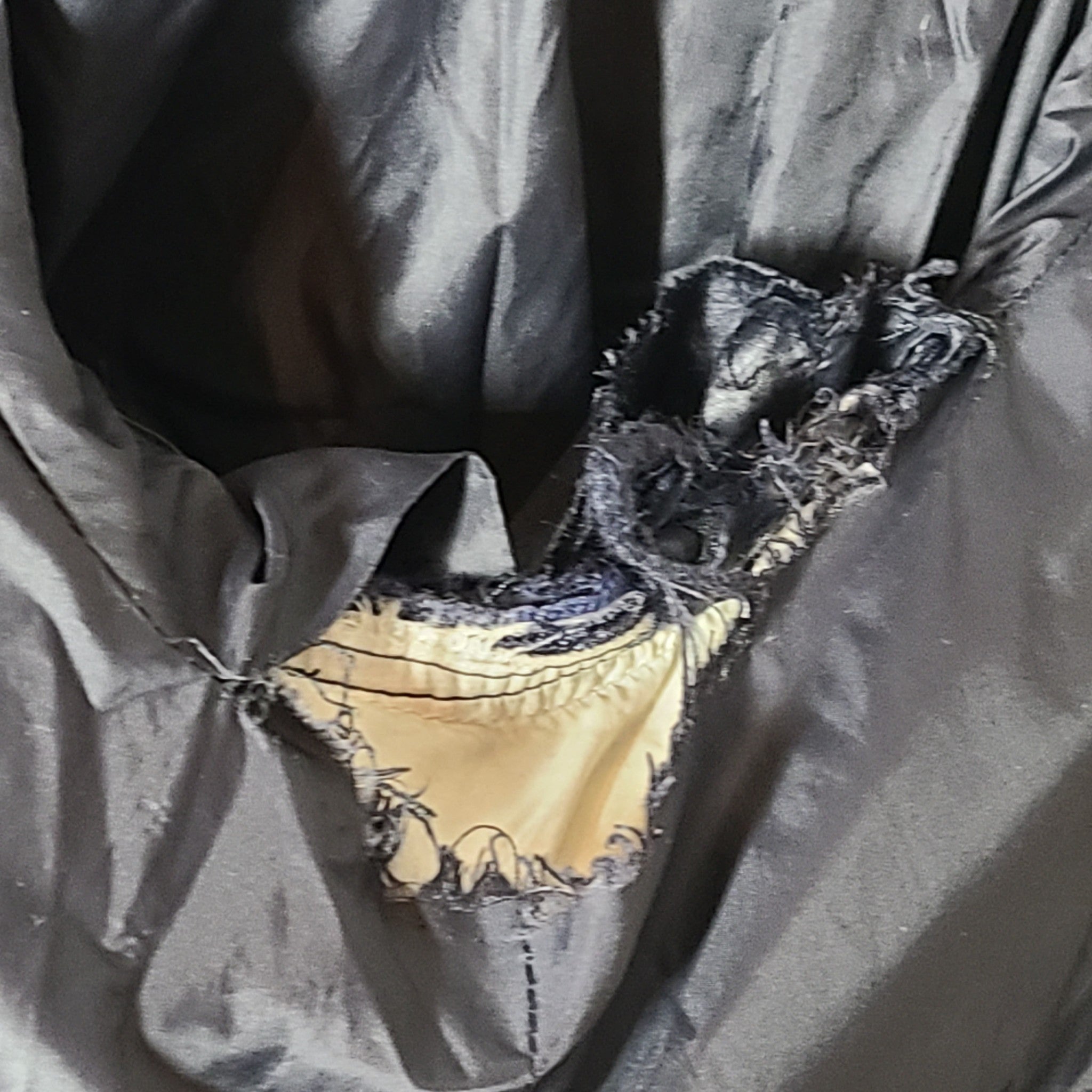 Paul & Shark Men's Bomber Jacket Leather Trim Goose Down 700 Fill Size L READ