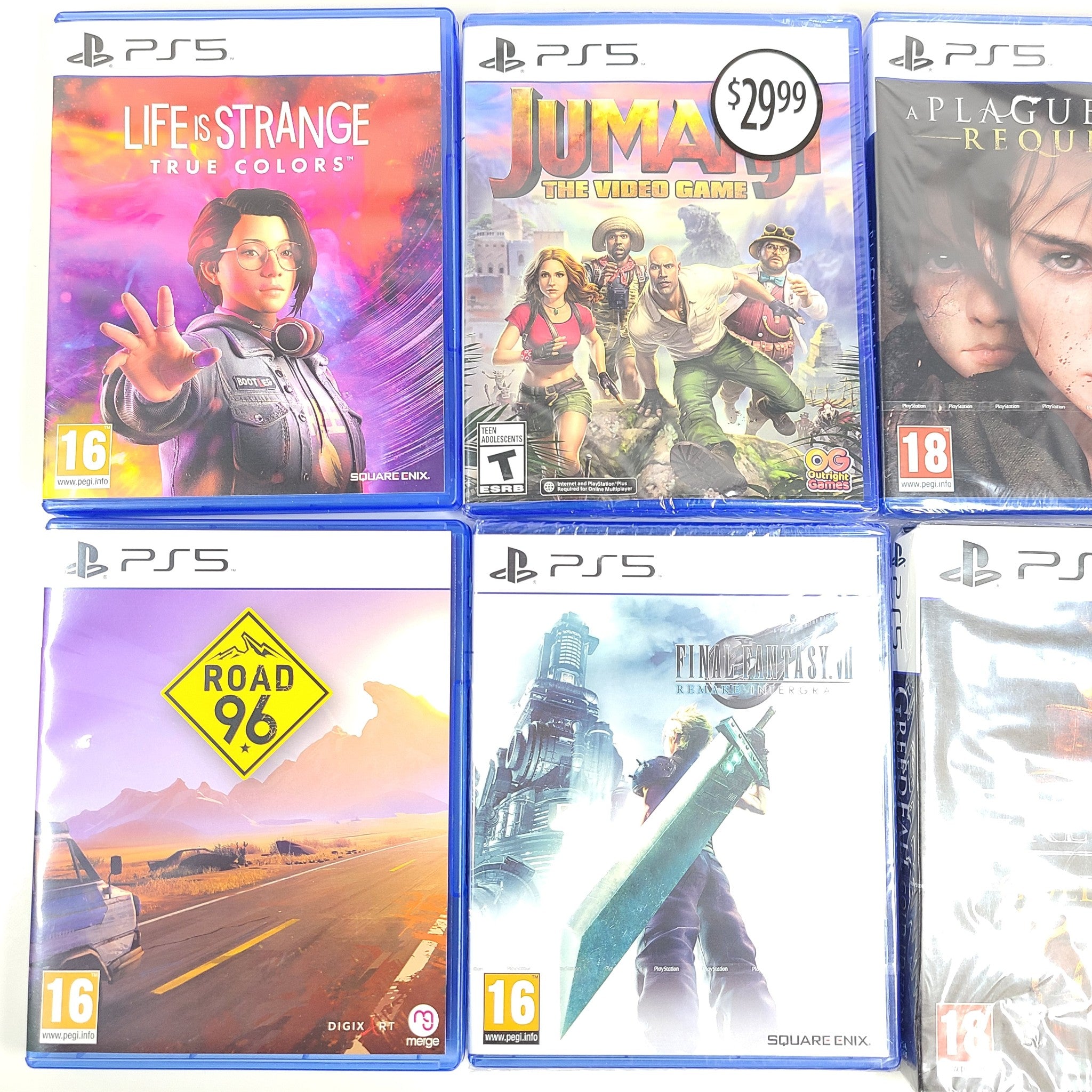9 x Bundle PS5 PlayStation 5 Ascent Greedfall Lake Final Fantasy CIB Sealed