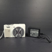 MINT Panasonic Lumix DC-TZ95D Lumix Compact Digital Camera White + 128GB + Case