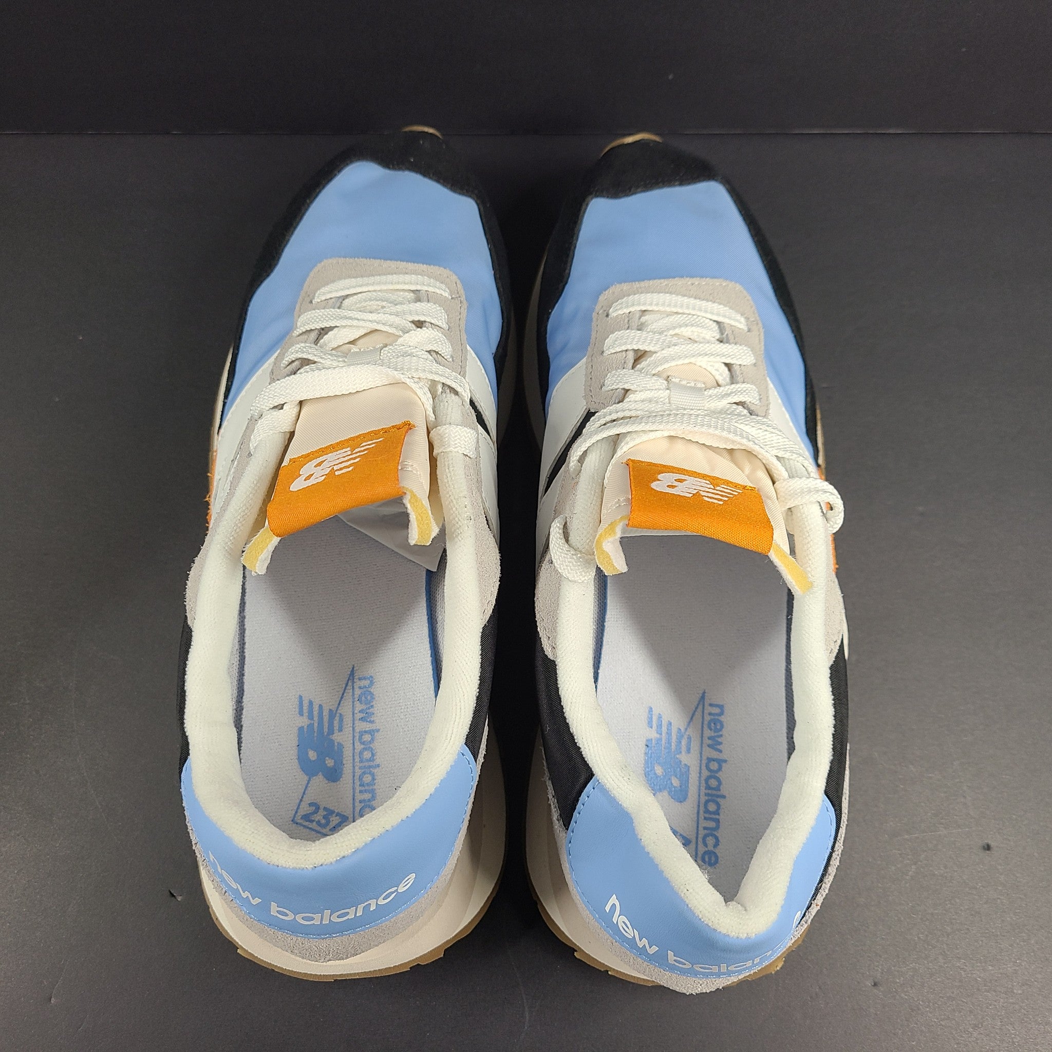 New Balance Men's 237 Trainers Running Shoes MS237EB Black Rain Cloud Sz 10