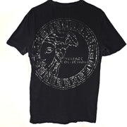Versace Collection Men's Medusa Logo Print T-shirt Short Sleeve Tee Black Sz S