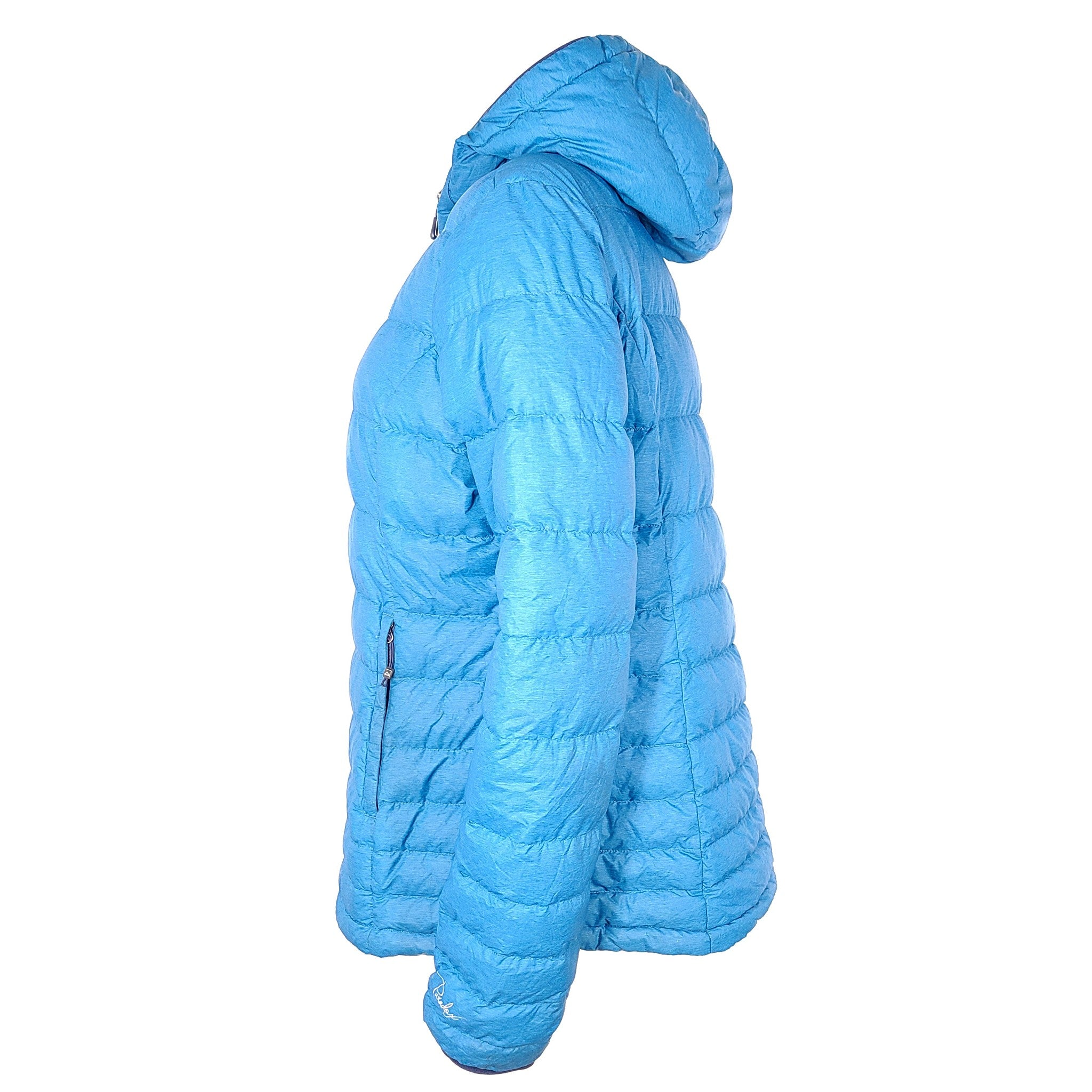 Paradox Women's Packable Hooded Down Jacket Blue Sz XL