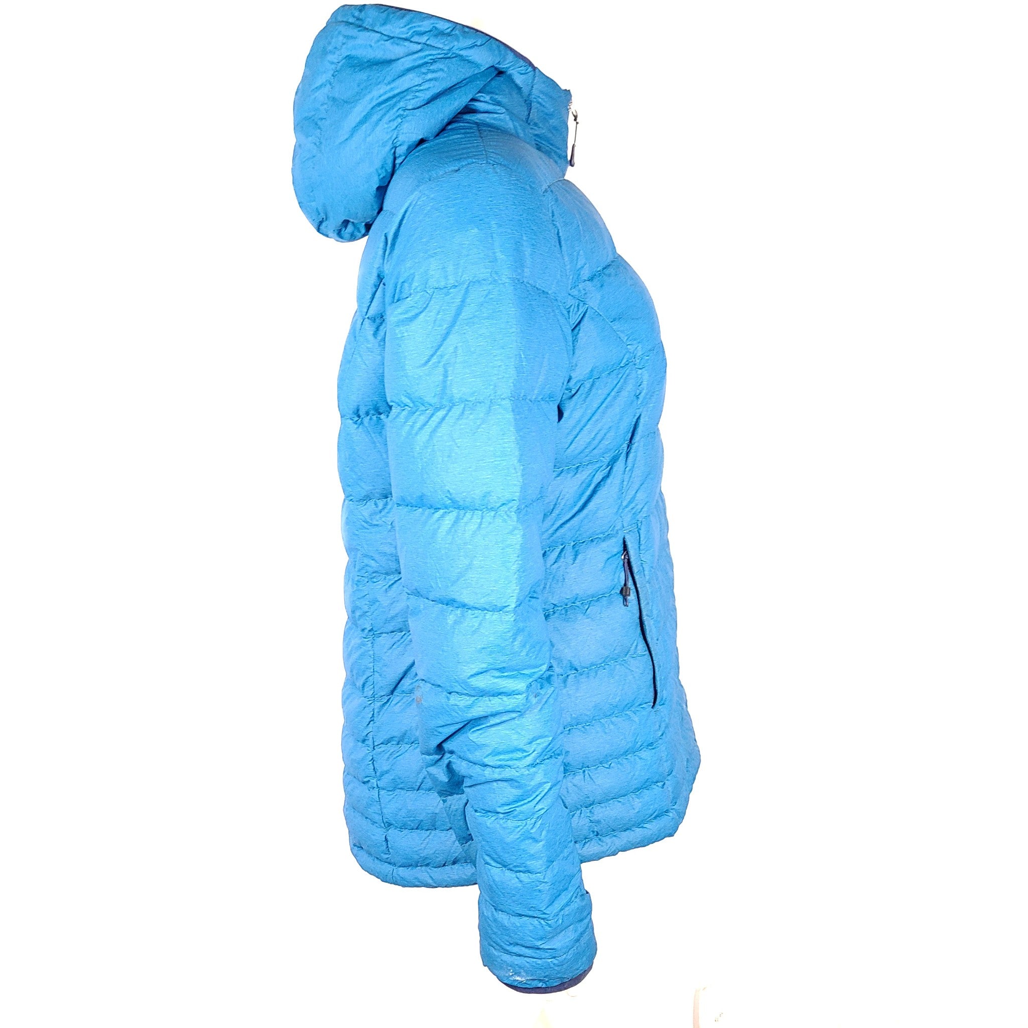 Paradox Women's Packable Hooded Down Jacket Blue Sz XL