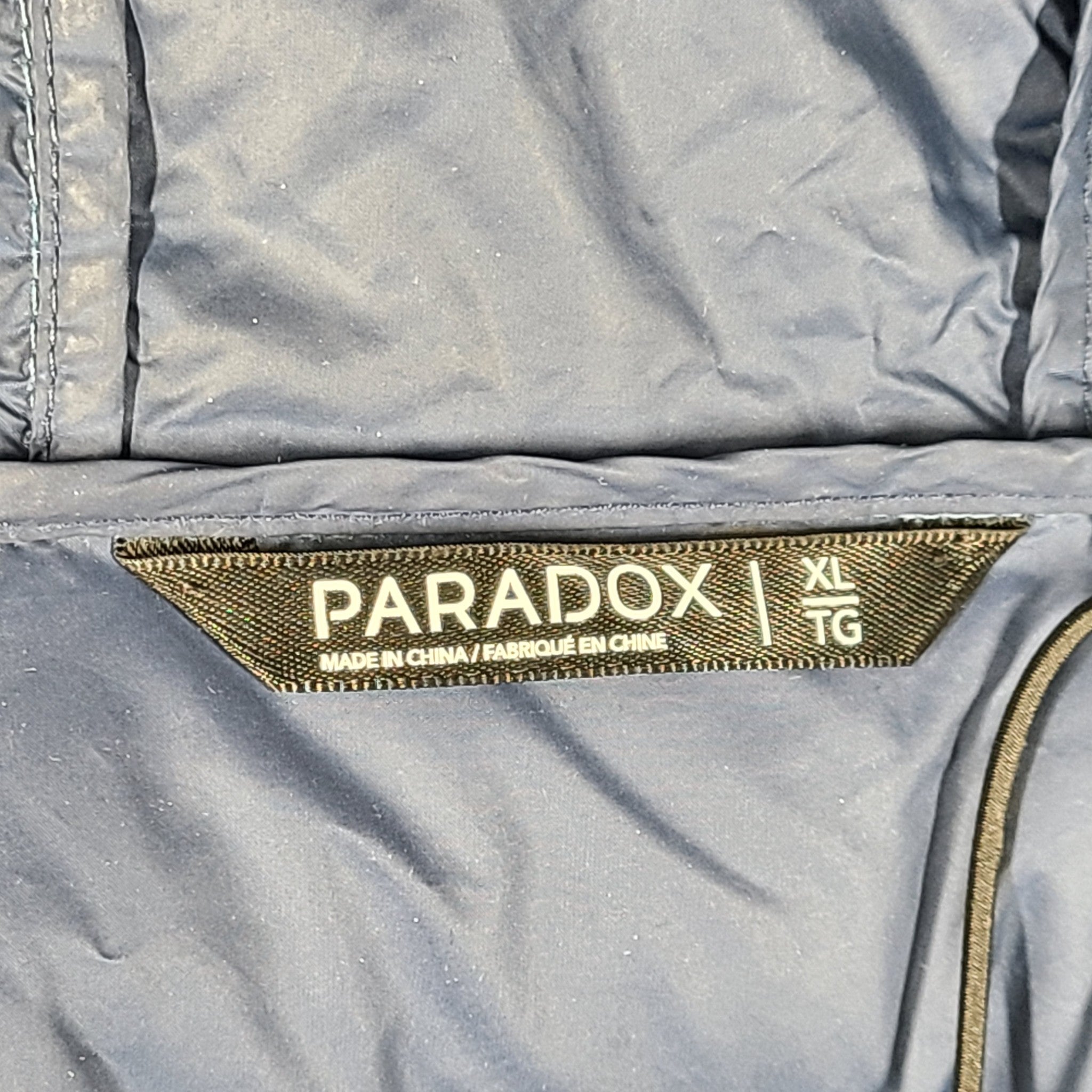 Paradox Women's Packable Hooded Down Jacket Blue Sz XL