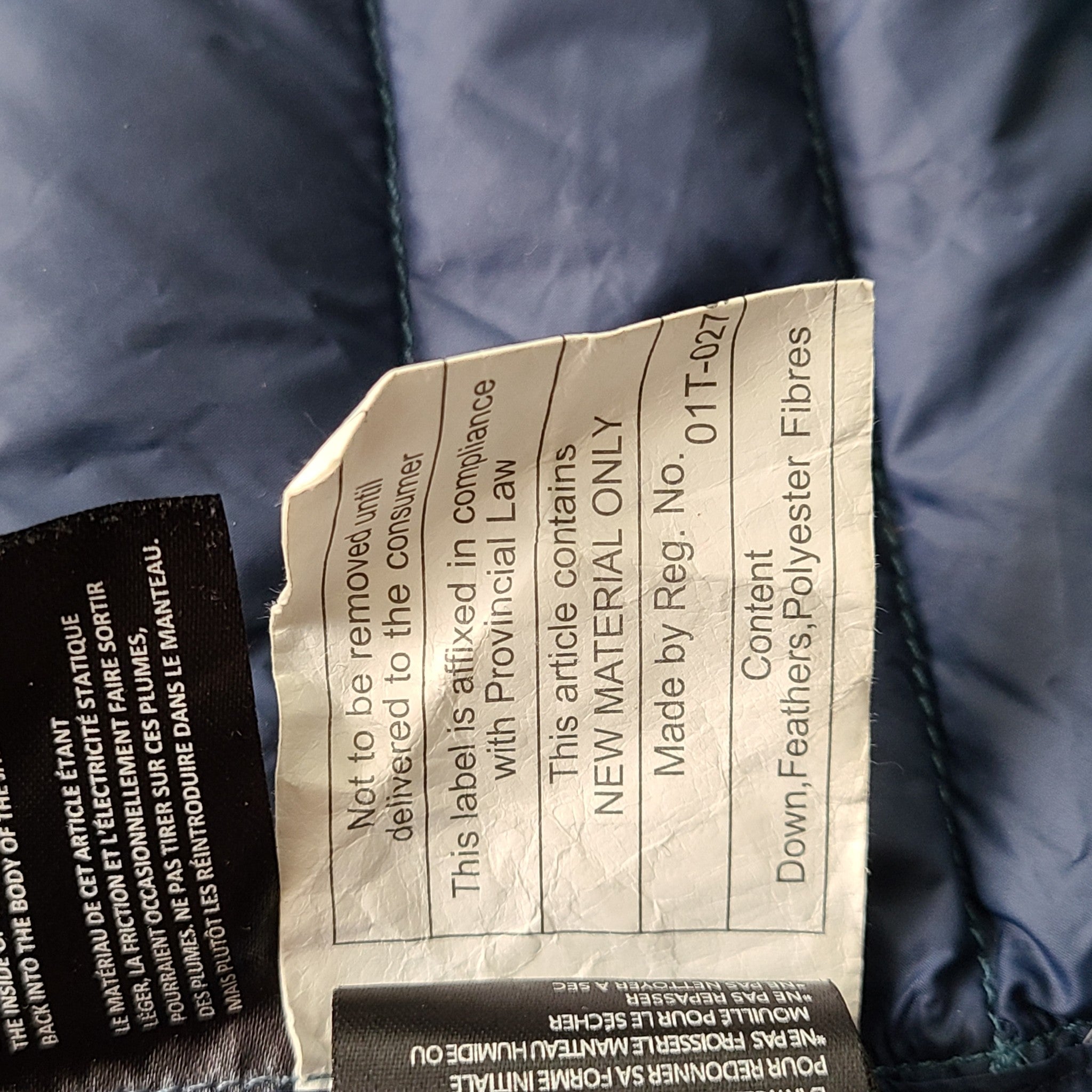 Paradox Women's Packable Hooded Down Jacket Blue Sz XL